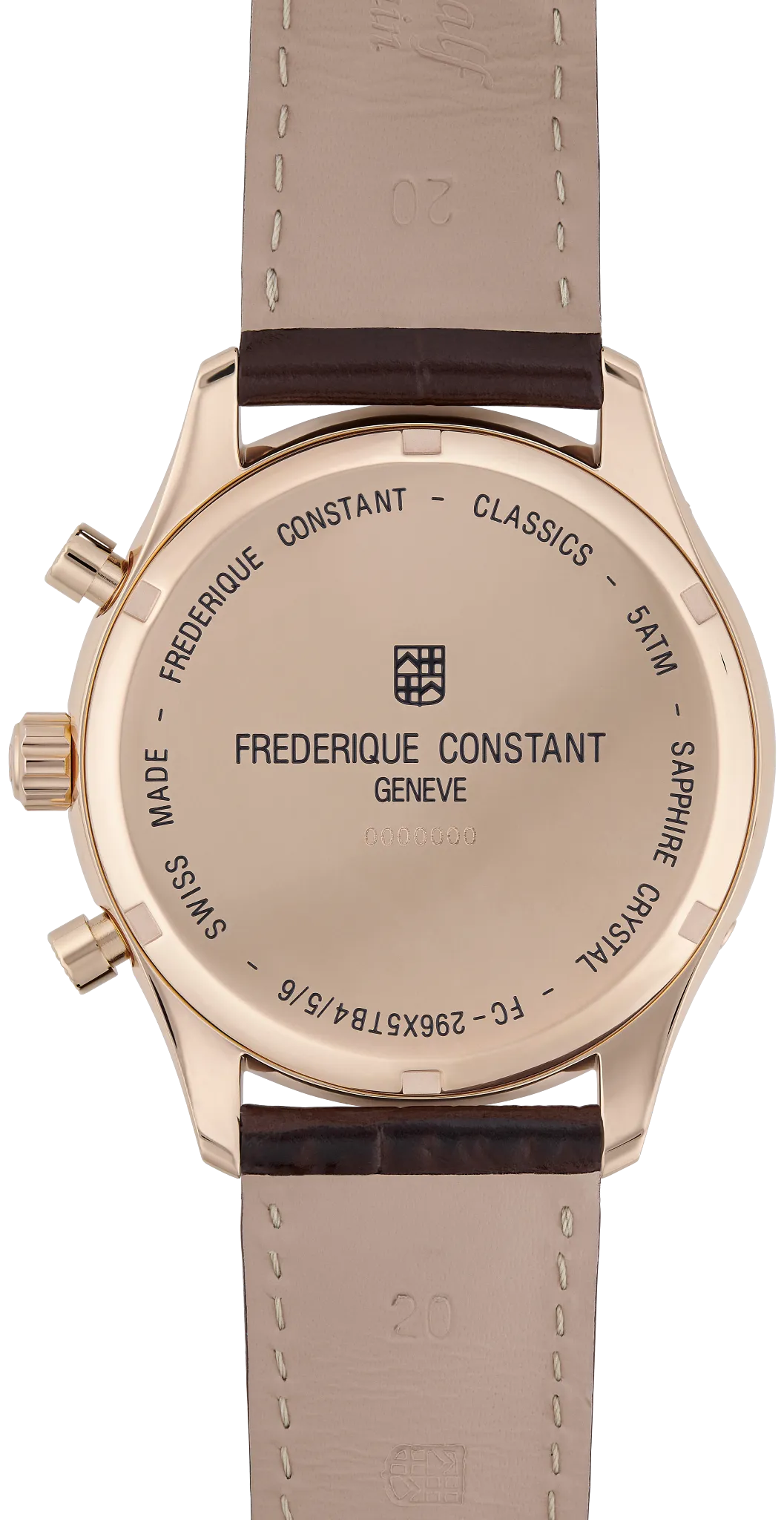 Frederique Constant Quartz Chronograph Triple Calendar FC-296SW5B4