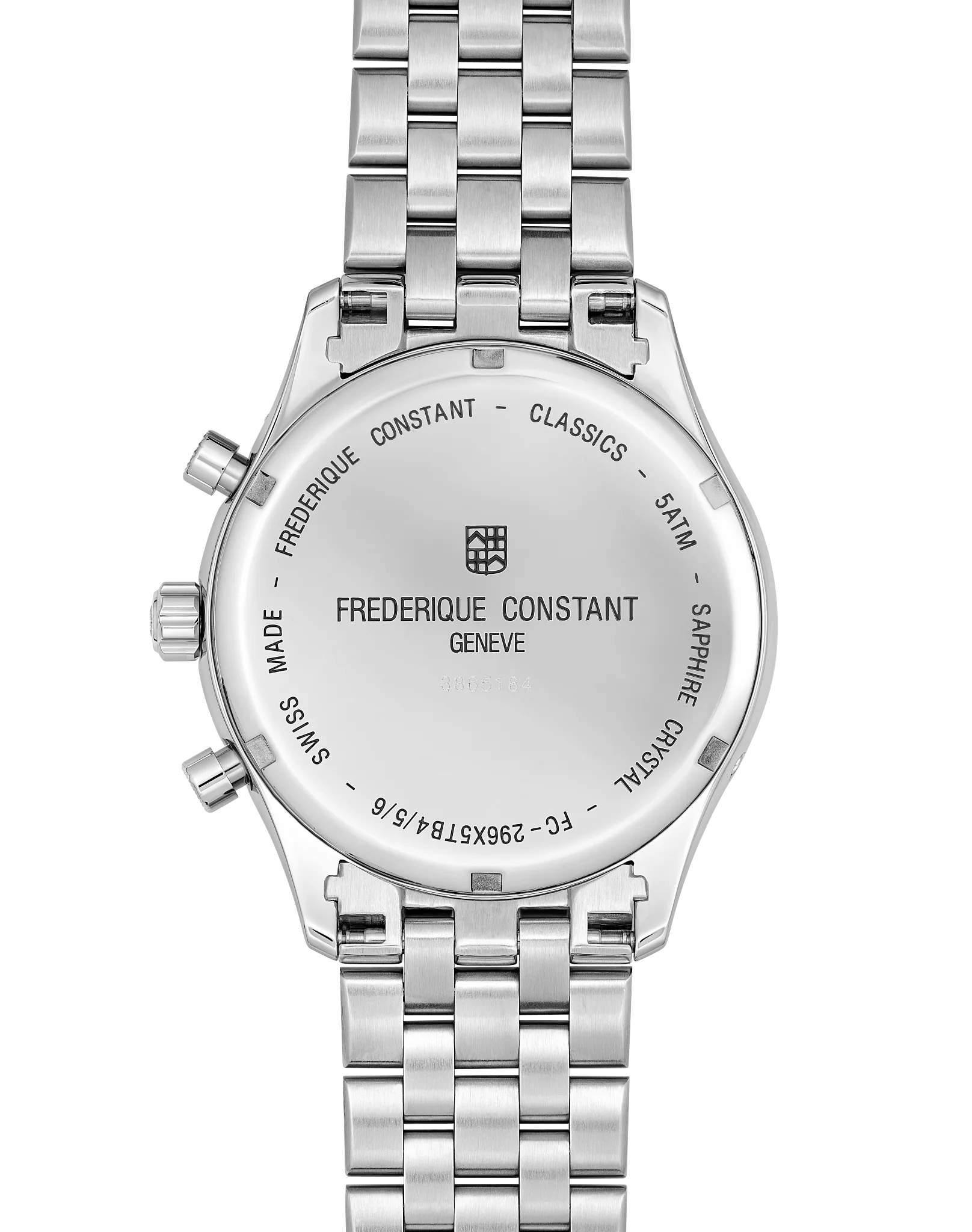 Frederique Constant Quartz Chronograph Triple Calendar FC-296SW5B6B