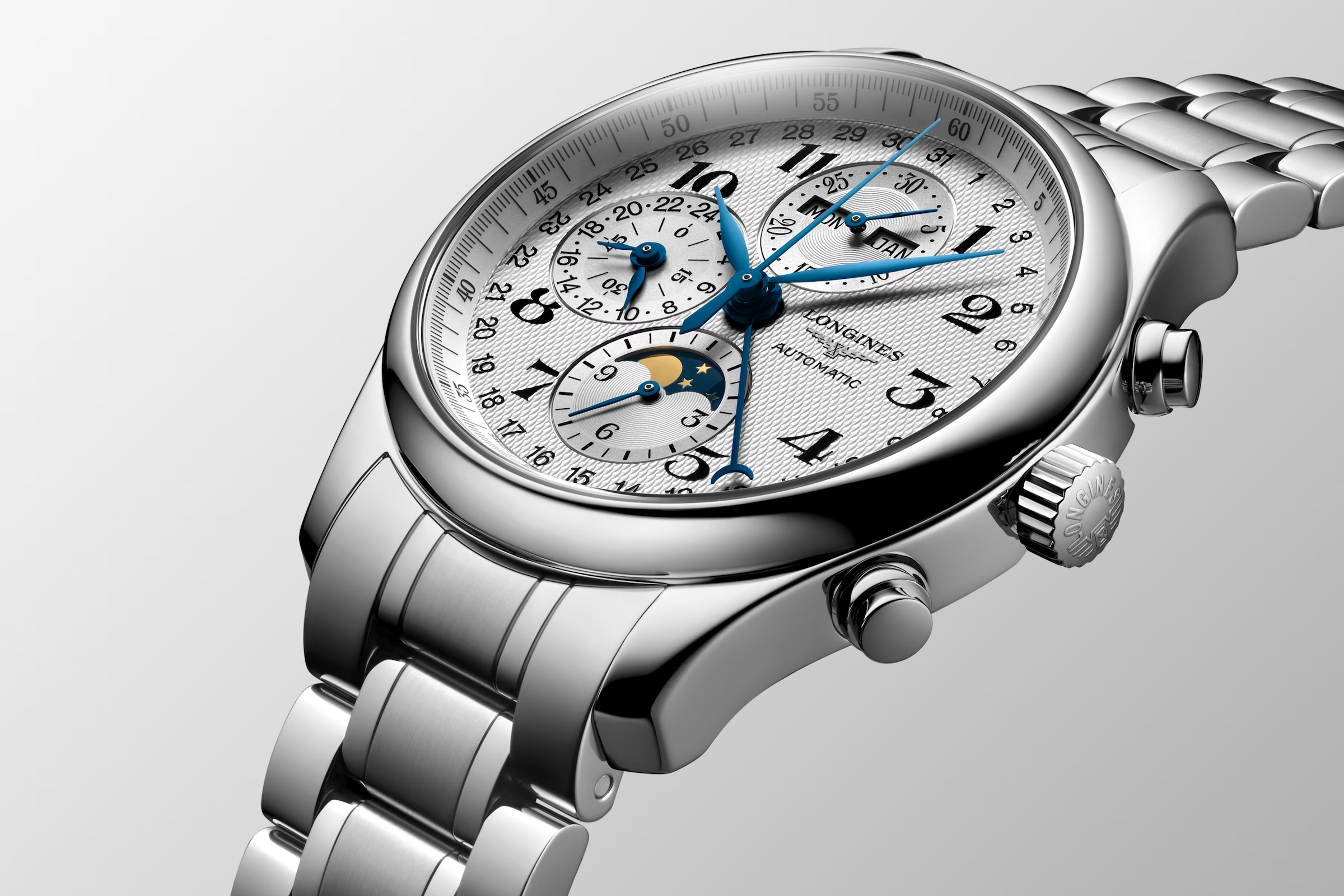 Longines Master Collection 42mm Chronograph With Moon Phase L27734786