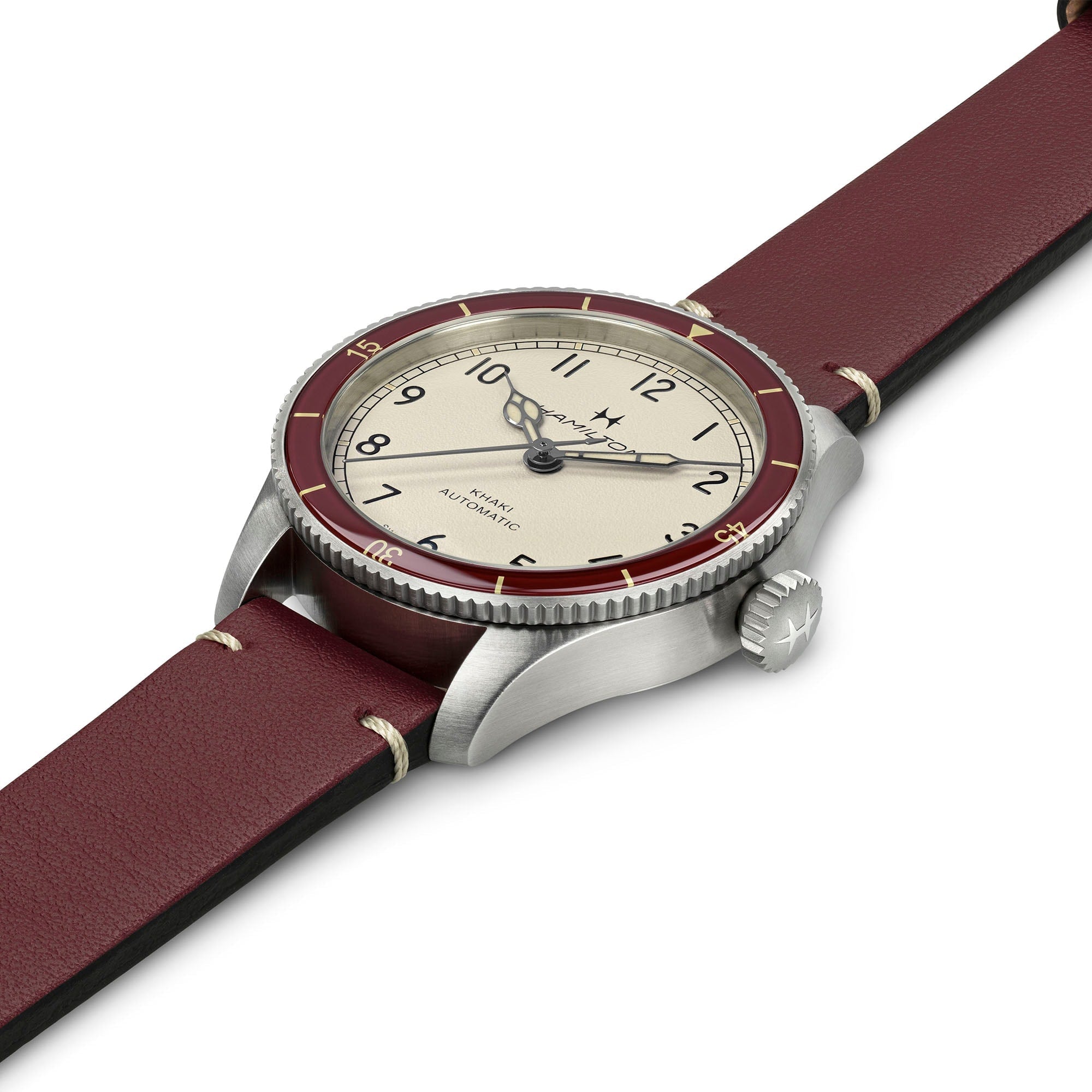 Khaki Aviation Pilot Pioneer 38 mm - H76265810