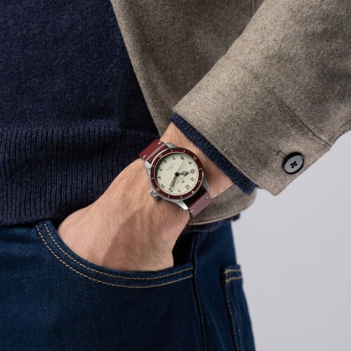 Khaki Aviation Pilot Pioneer 38 mm - H76265810