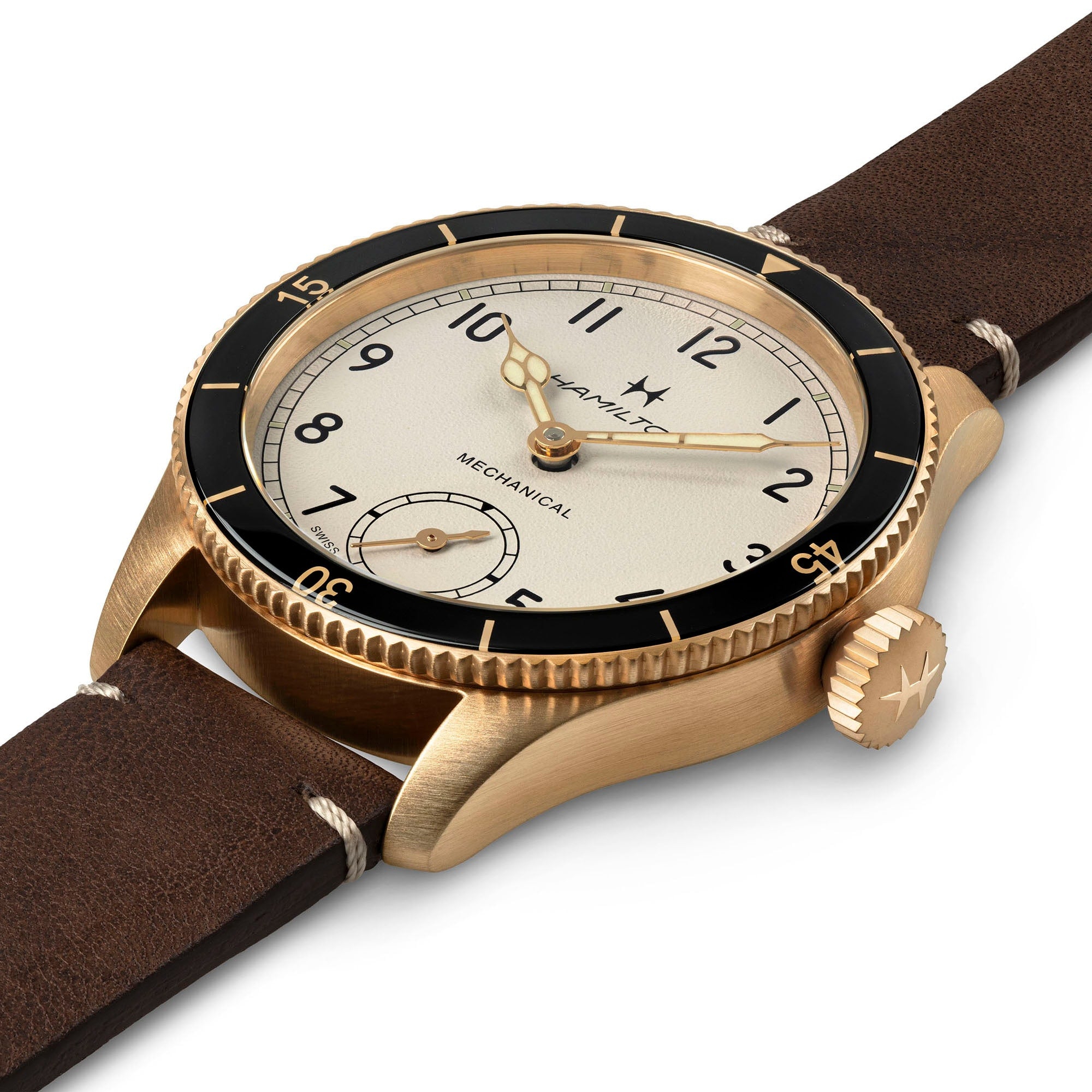 Khaki Aviation Pilot Pioneer Mechanical Bronze 43mm - H76709510