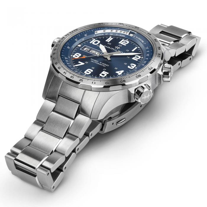 HAMILTON KHAKI AVIATION X-WIND DAY DATE AUTO H77765141