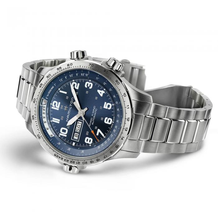 HAMILTON KHAKI AVIATION X-WIND DAY DATE AUTO H77765141