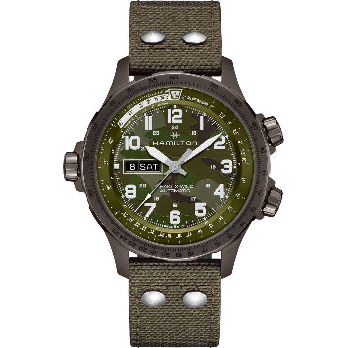 Hamilton KHAKI AVIATION X-WIND AUTO H77775960