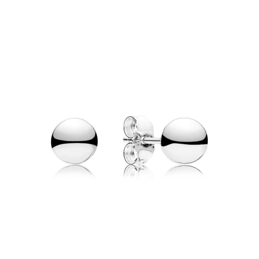 Pandora Bead stud earrings in sterling silver 297568