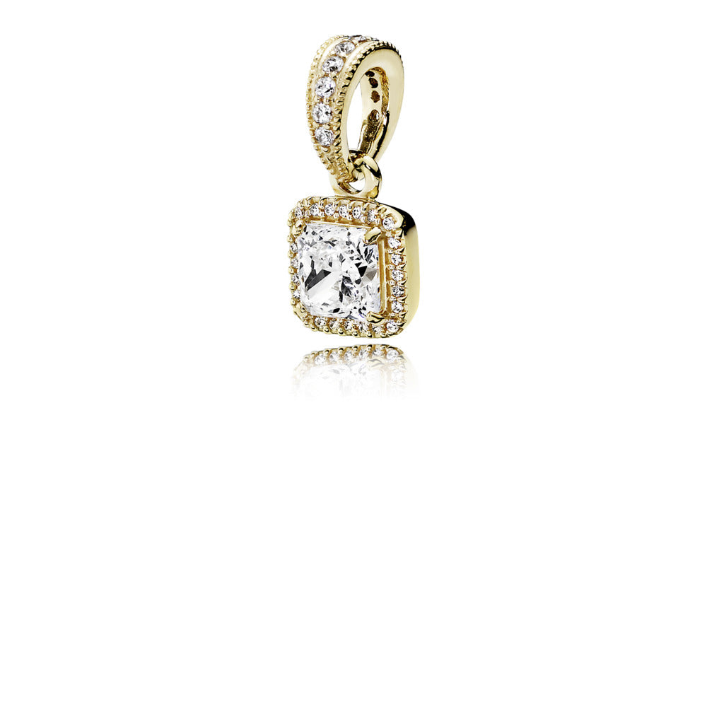 Pandora Pendant in 14k with clear cubic zirconia 350180CZ
