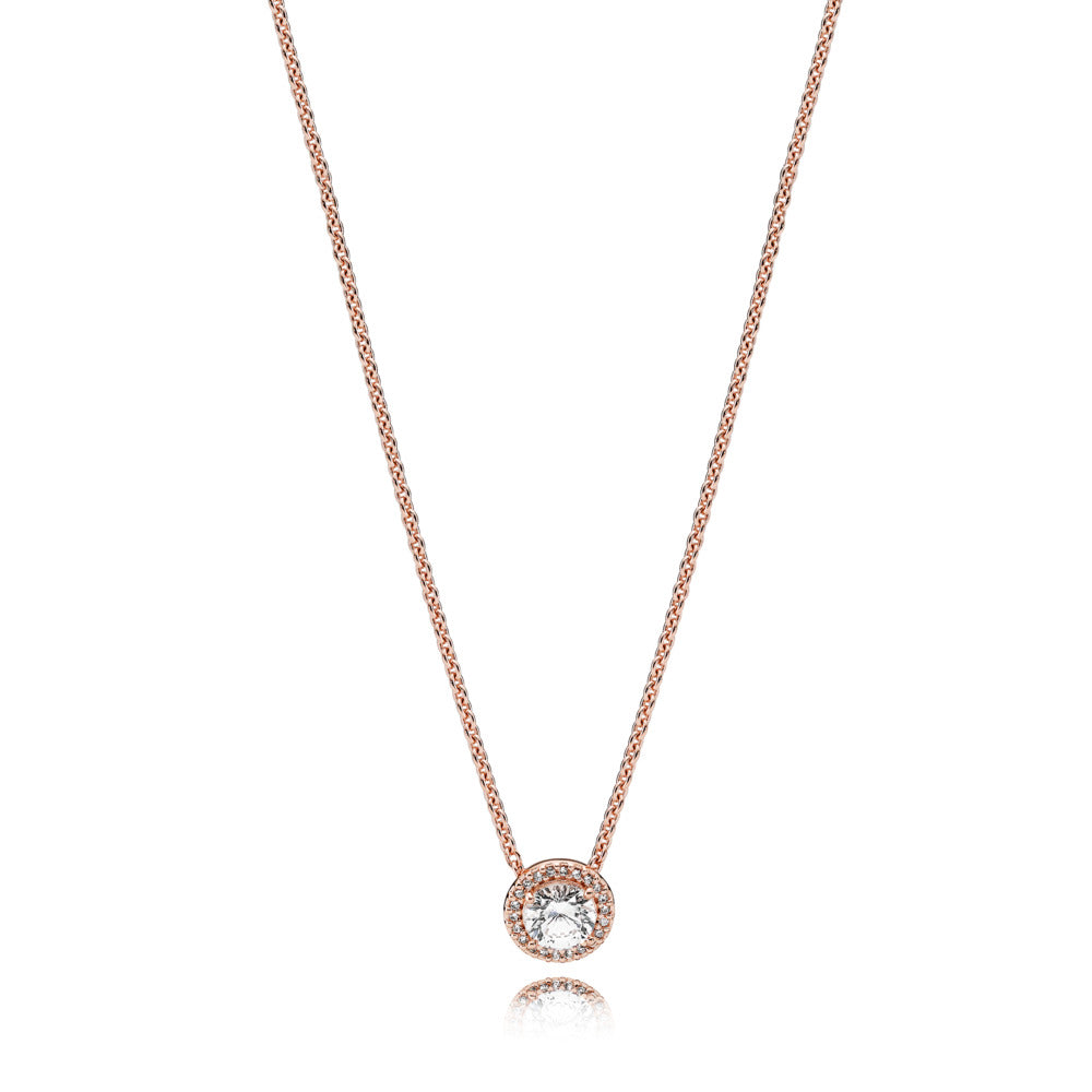 Pandora Pandora Rose necklace with clear cubic zirconia 386240CZ