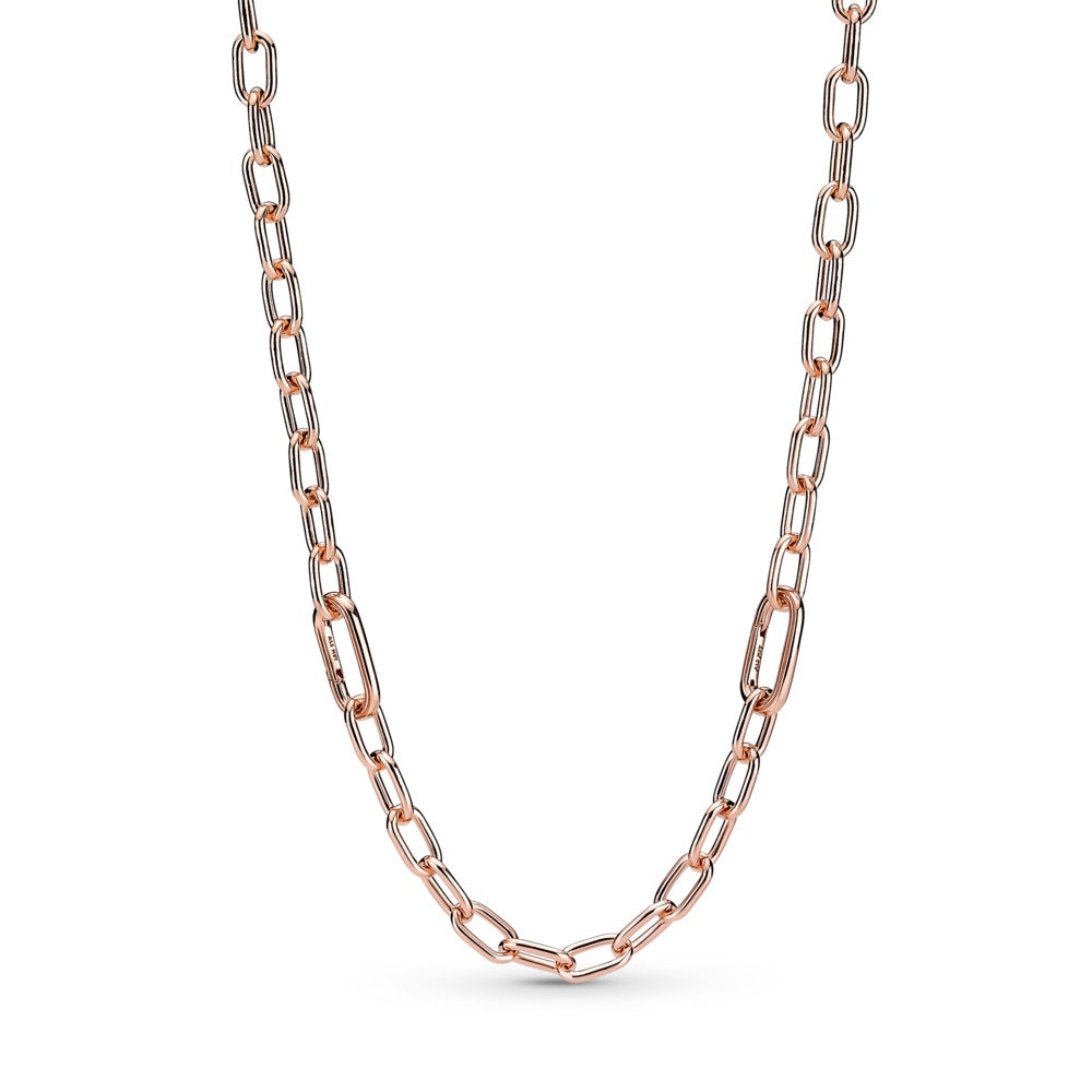 Pandora 14k Rose gold-plated link necklace 389685C00