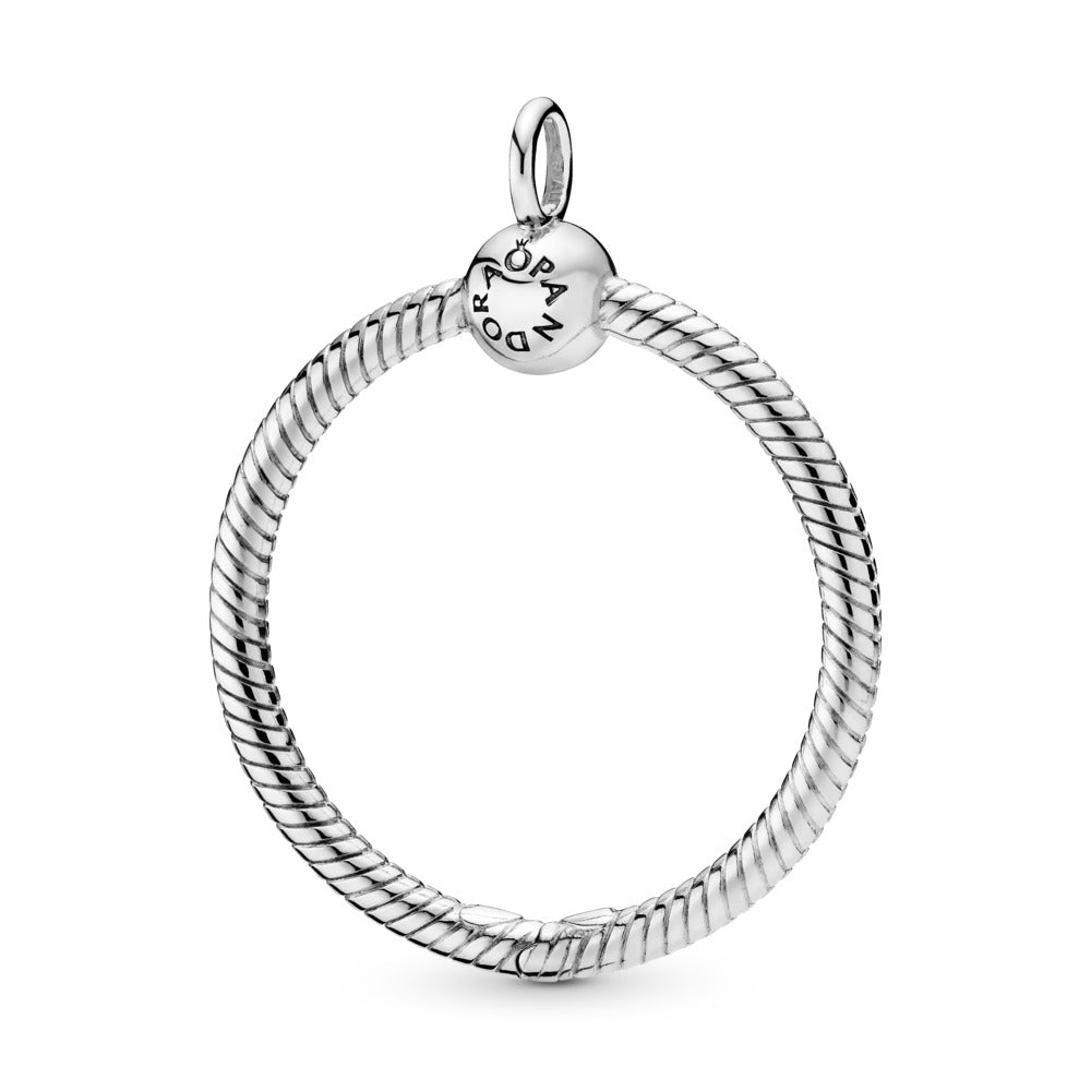 Pandora Medium sterling silver O Pendant 398256