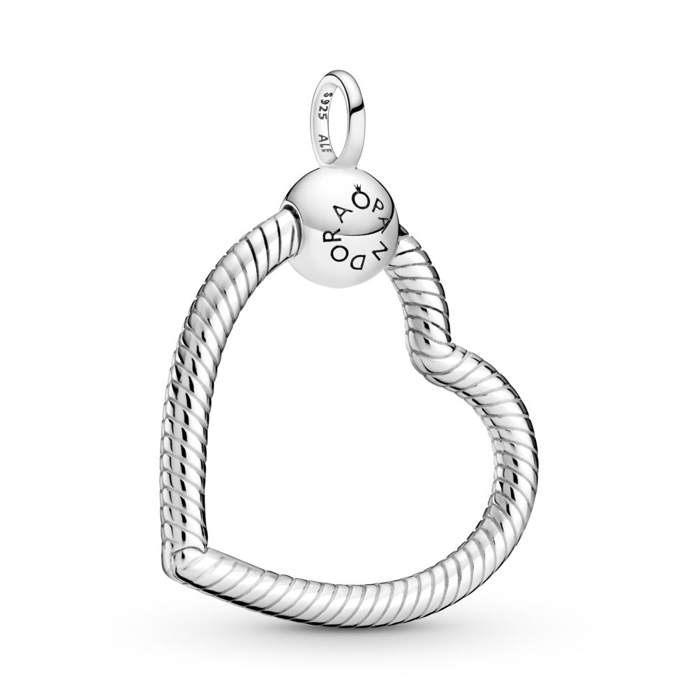 Pandora Heart sterling silver O pendant 399384C00