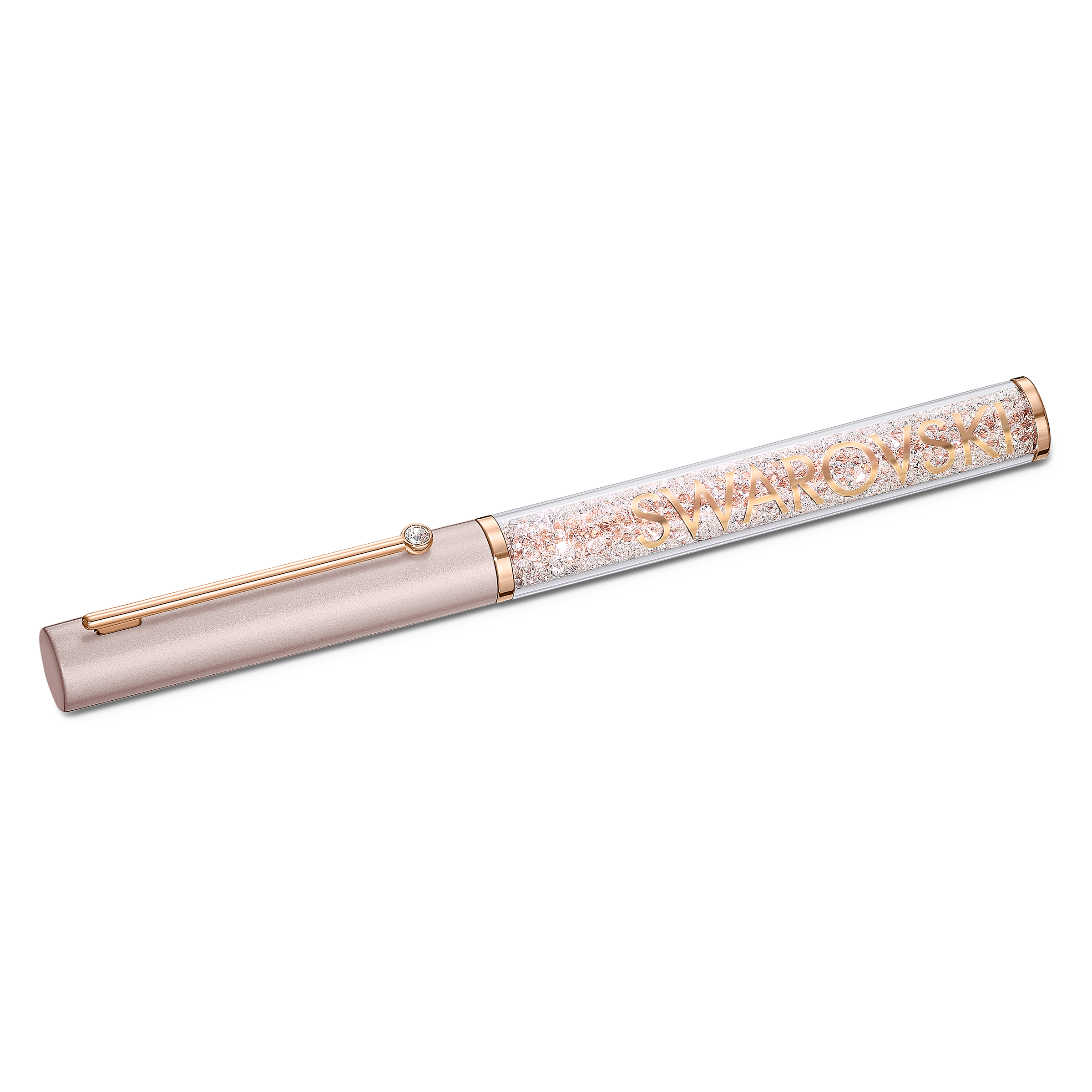SWAROVSKI CRYSTALLINE GLOSS BALLPOINT PEN, ROSE GOLD TONE, PINK LACQUERED, ROSE GOLD-TONE PLATED 5568759