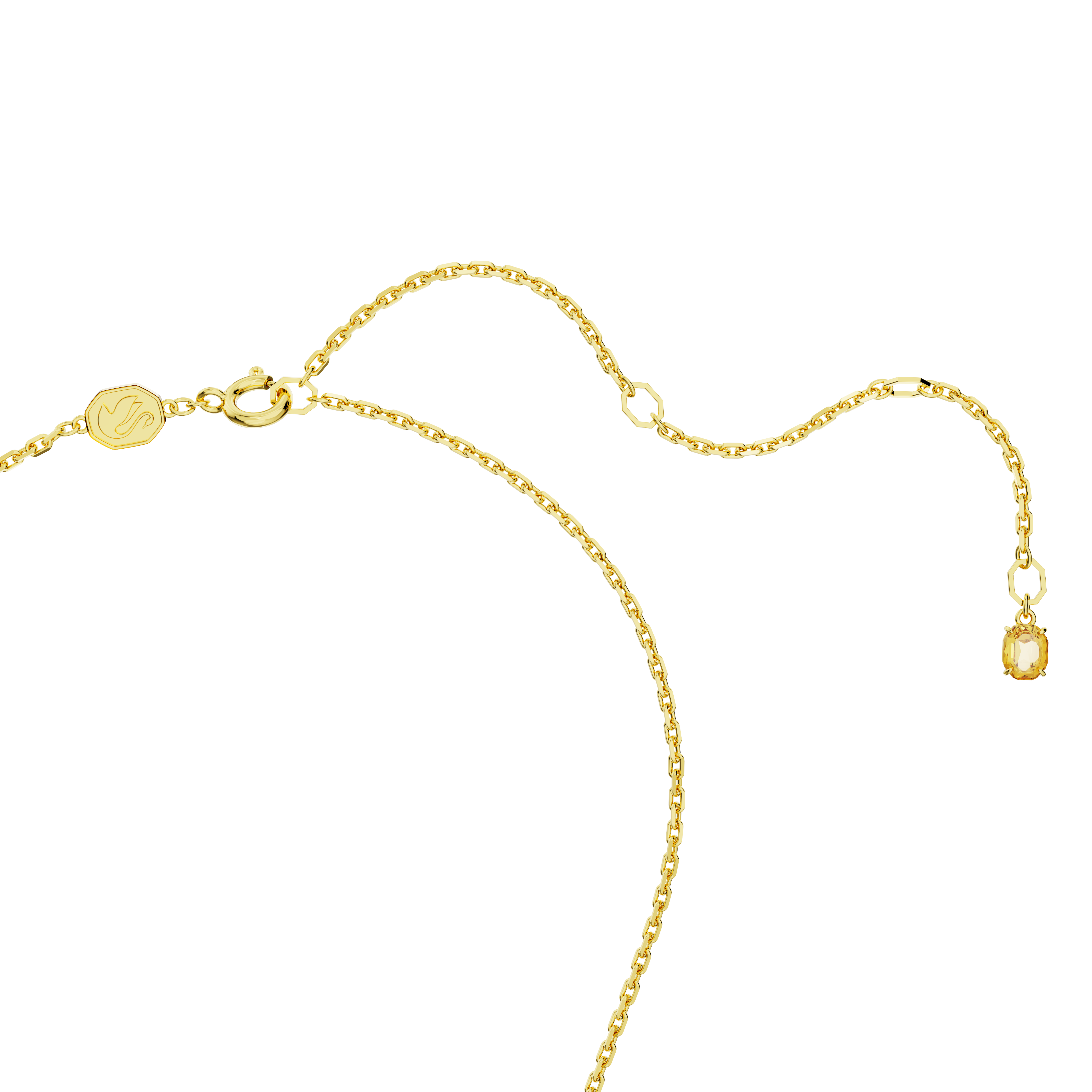SWAROVSKI FLORERE NECKLACE, FLOWER, YELLOW, GOLD-TONE PLATED 5650570