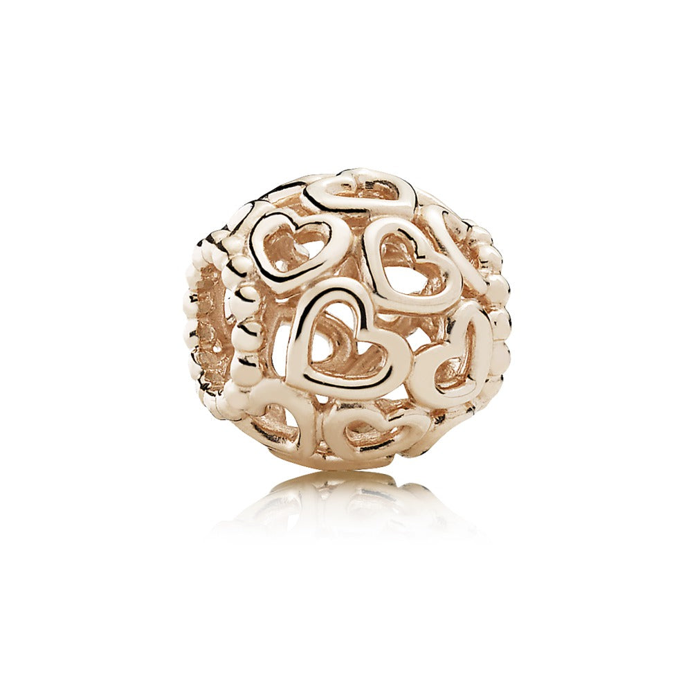 Pandora Openwork hearts Pandora Rose charm 780964
