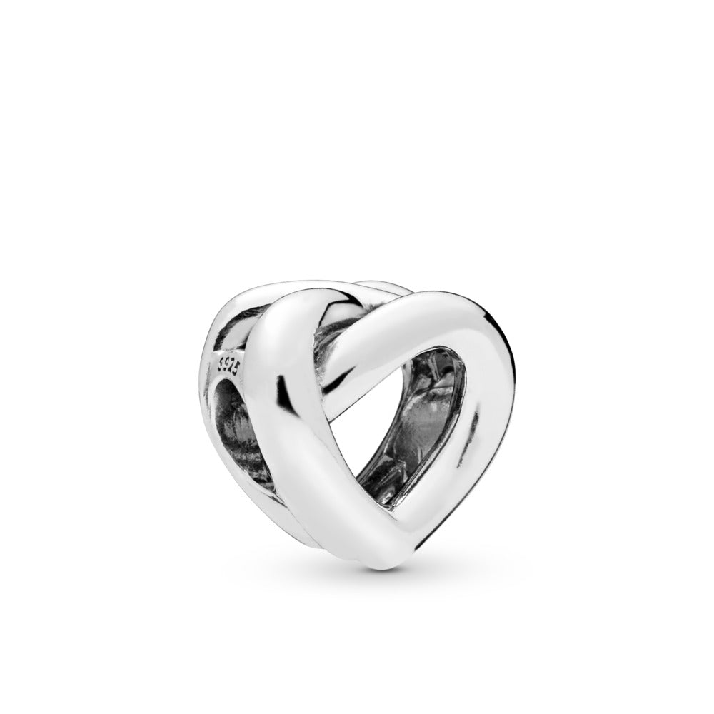 Pandora Knotted heart silver charm 798081