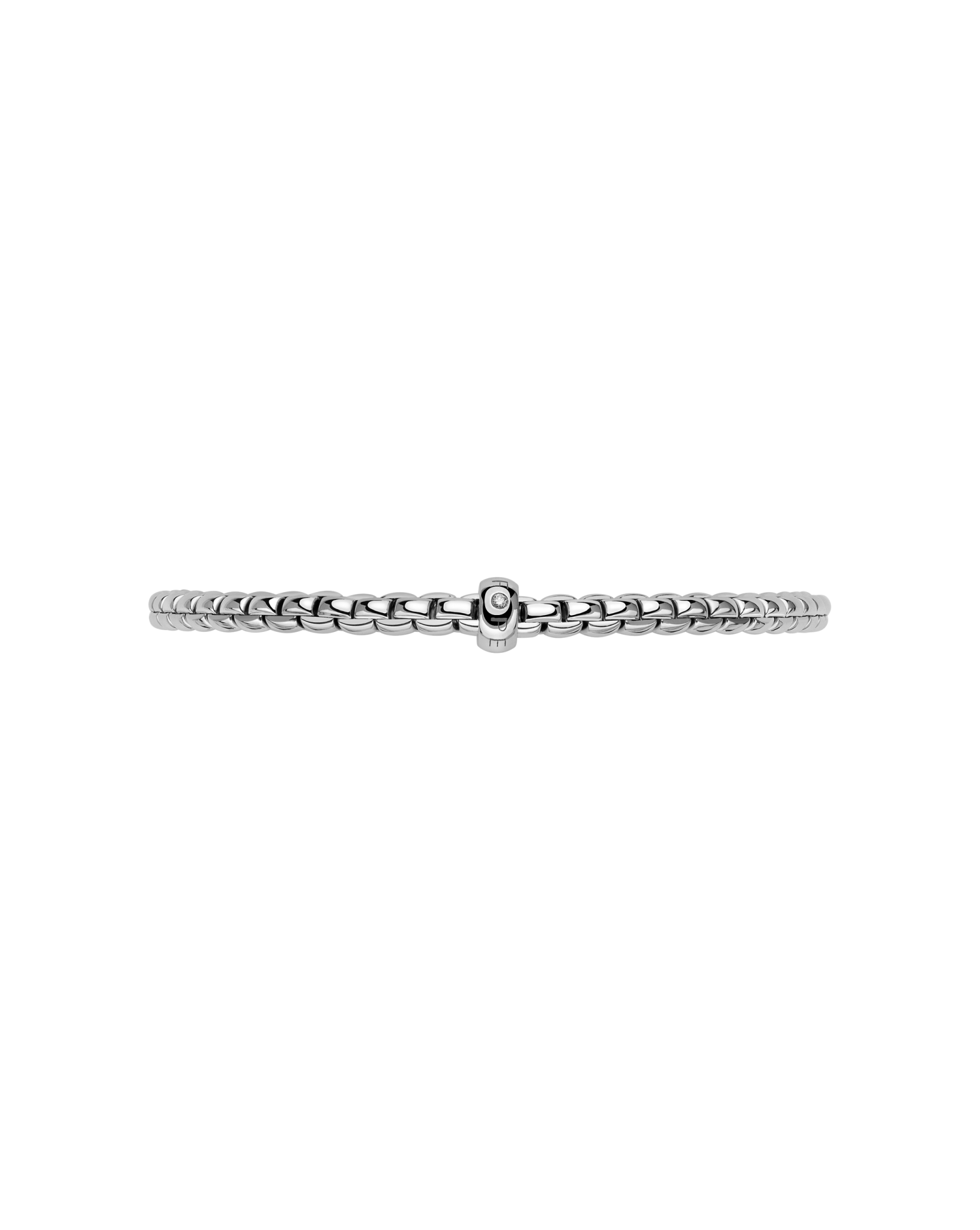 Fope Flex'it bracelet with a white diamond 01M01BX_BB