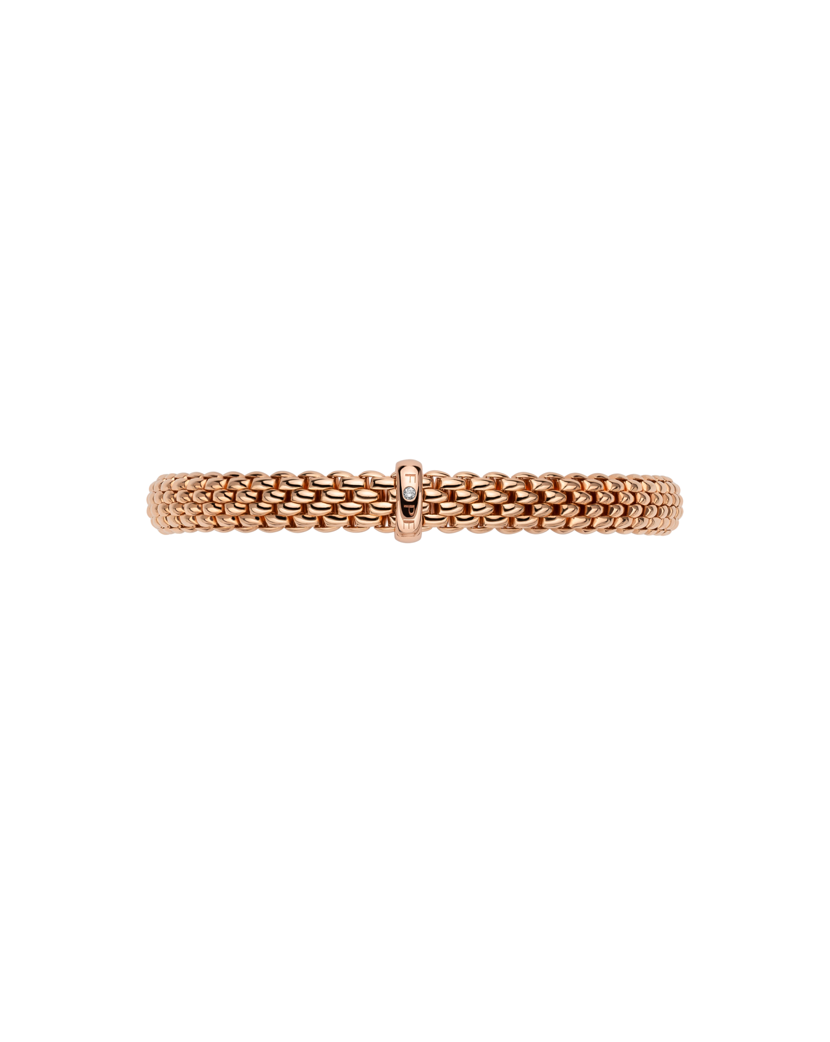 Fope Flex'it bracelet with a white diamond 01M02BX_BB_R=B_X