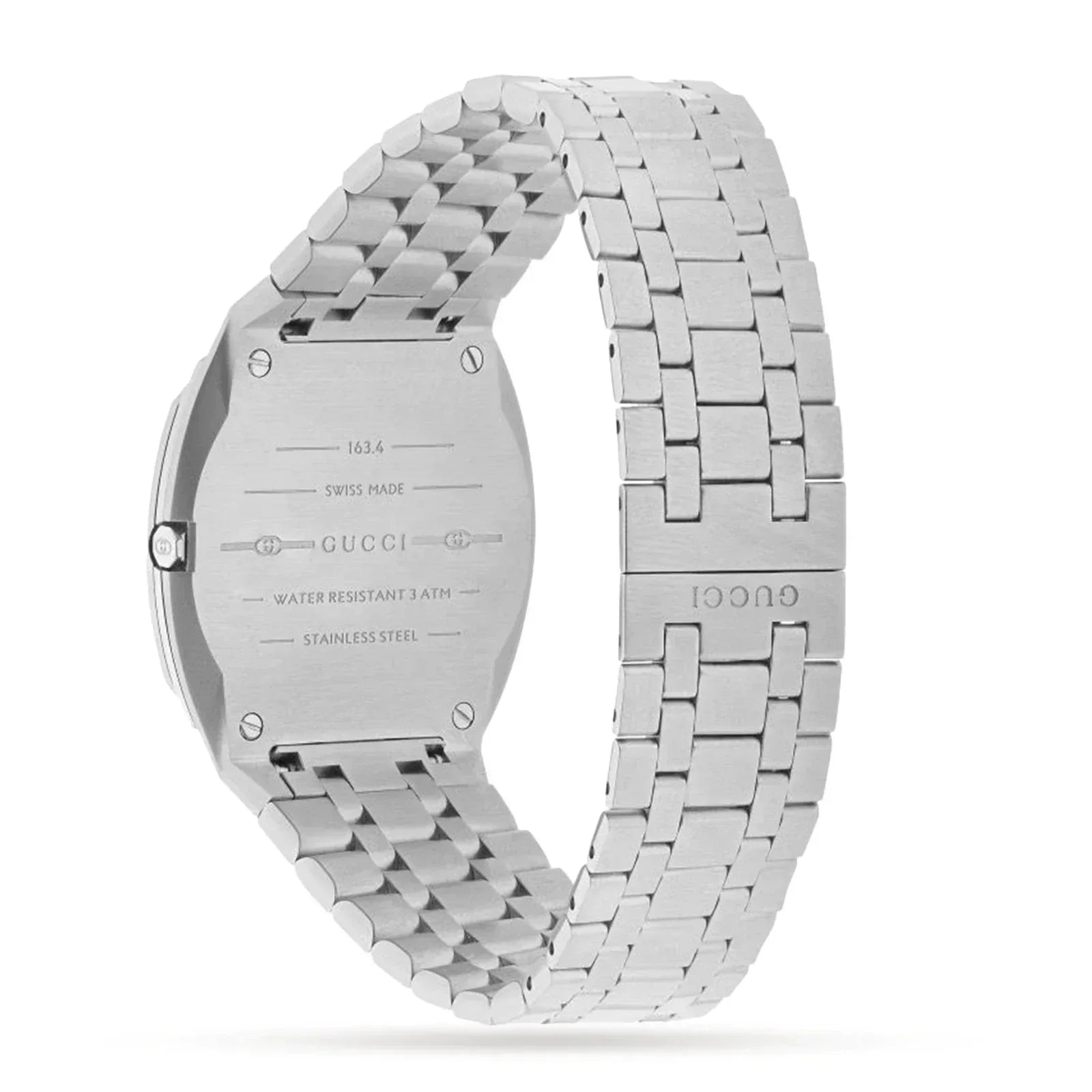 GUCCI 25H Stainless Steel and Silver Watch - 38mm YA163407