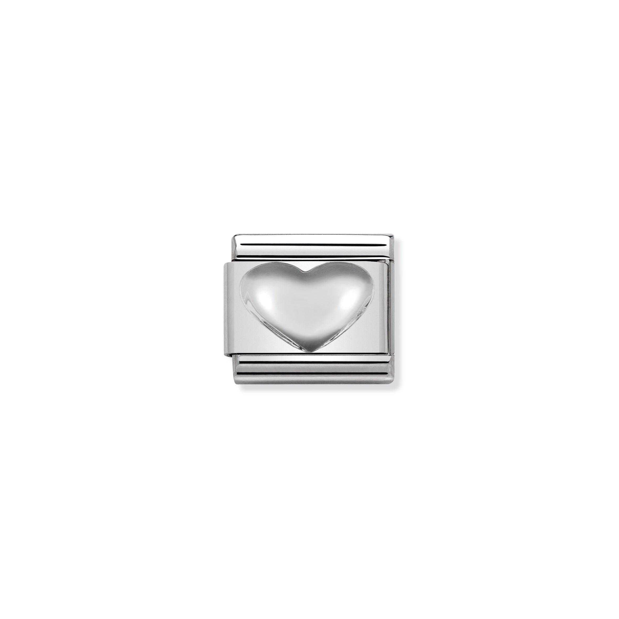 Composable Classic Symbols In St.Steel And 925 Sterling Silver Heart