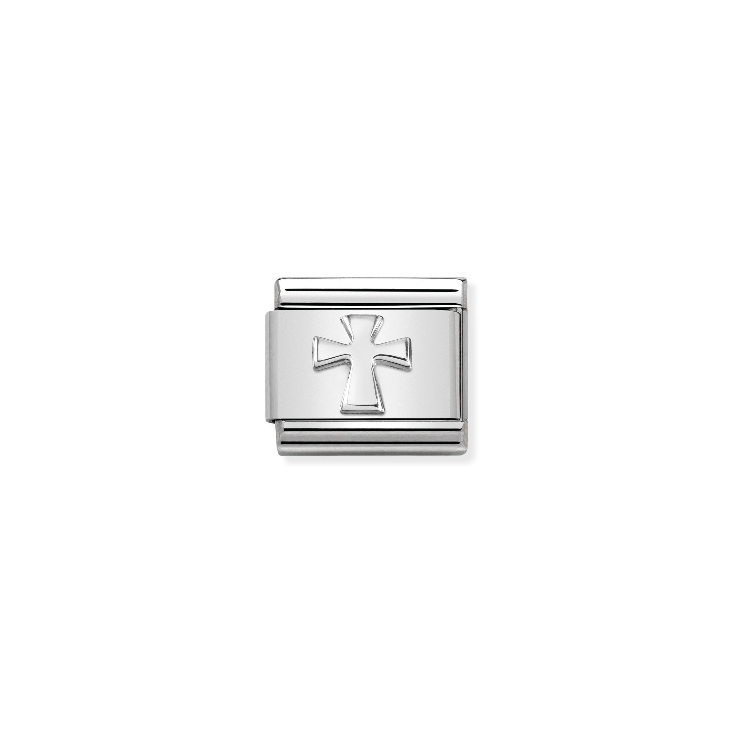 Composable Classic Symbols In St.Steel And 925 Sterling Silver Cross