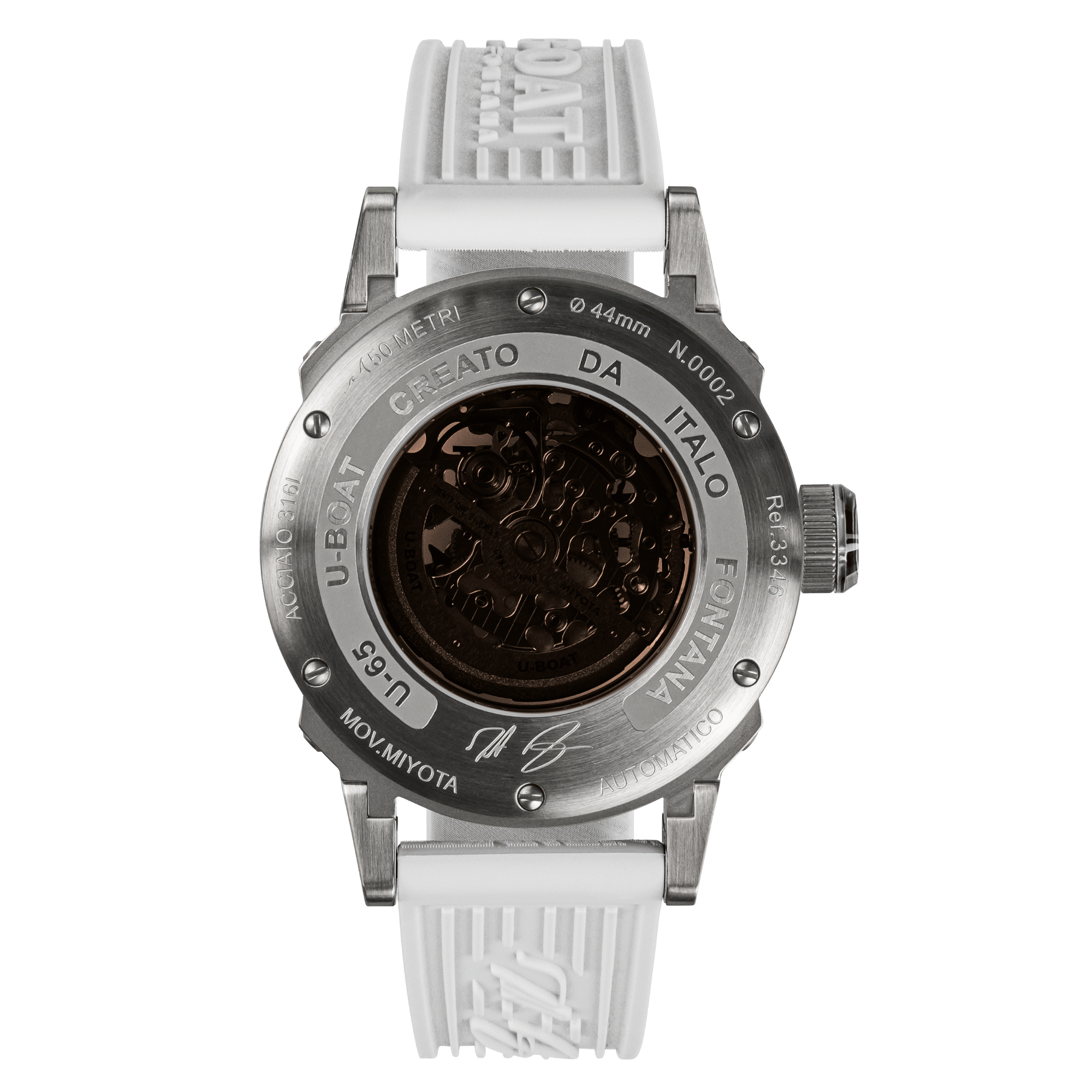 U-65 AUTOMATIC 44MM SS WHITE