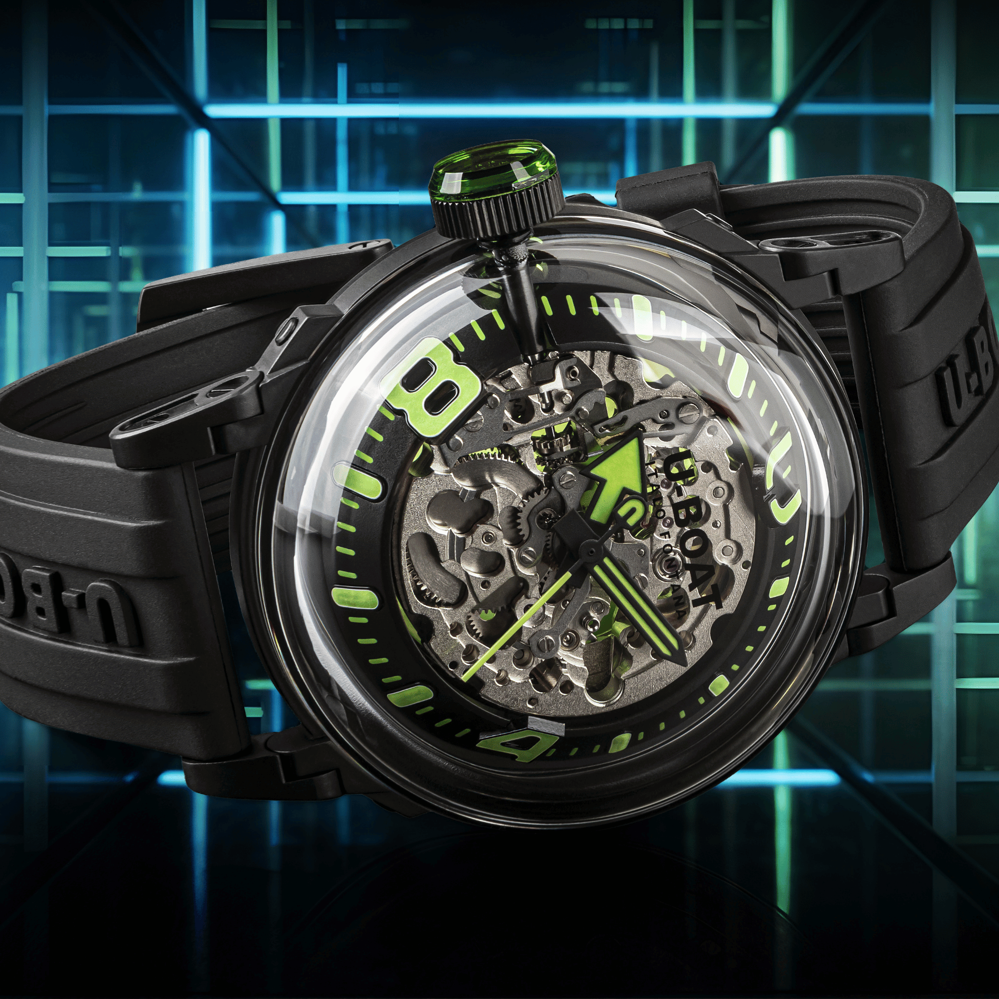 U-65 AUTOMATIC 44MM PVD GREEN