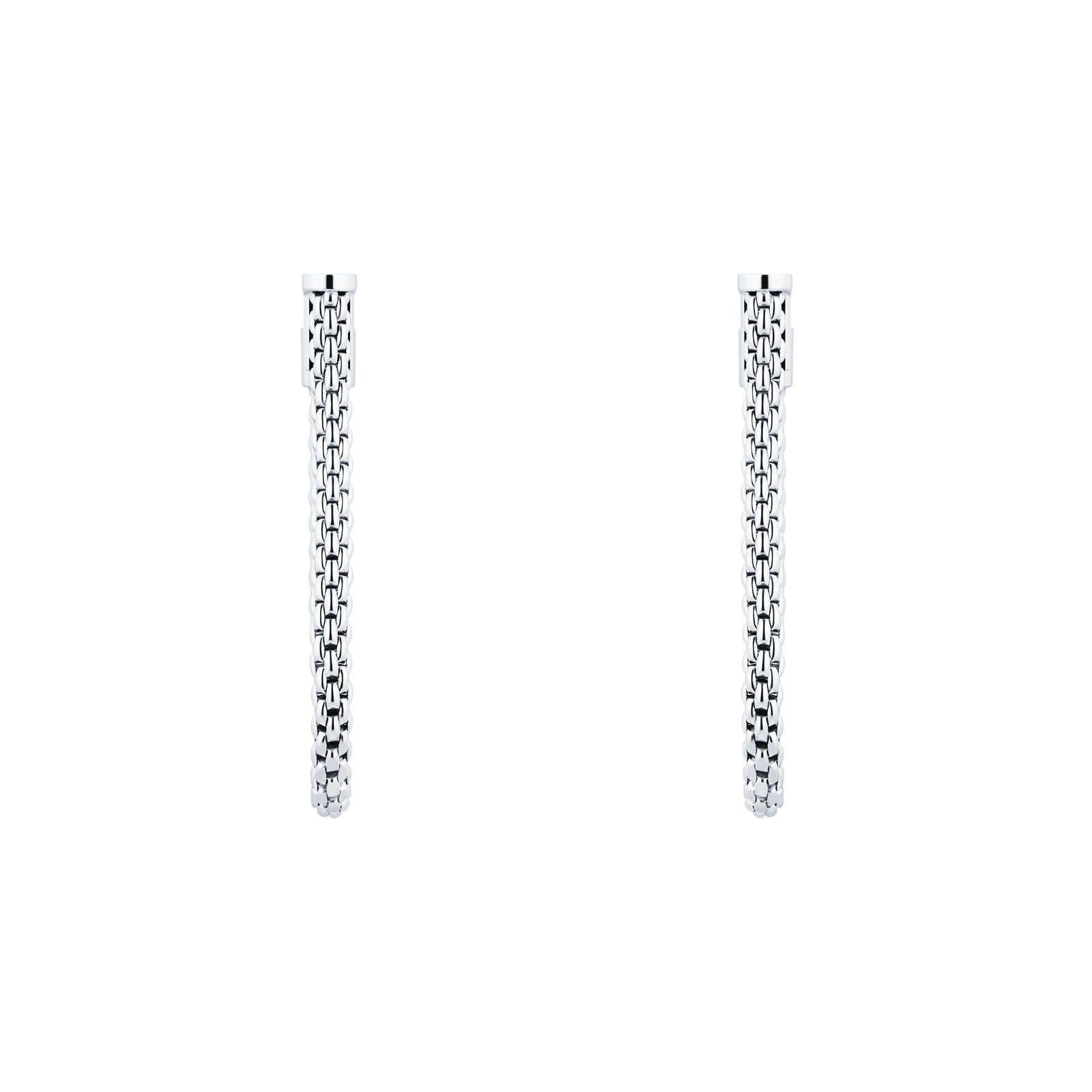 Fope Essentials Flex'it 18ct White Gold Small Teardrop Earrings 04E08OX_XX_B_XXX_000