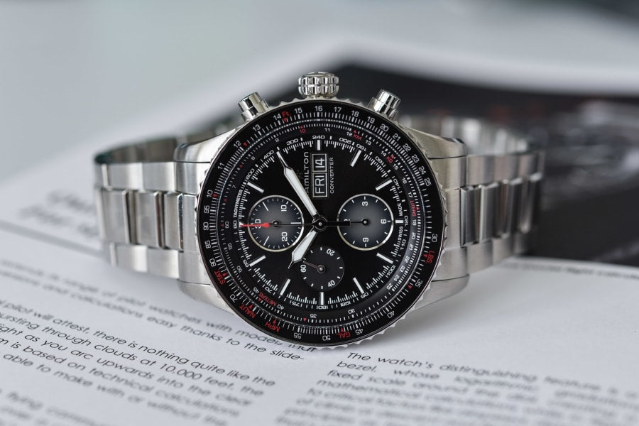 HAMILTON KHAKI PILOT CONVERTER AUTO CHRONO 44MM H76726130