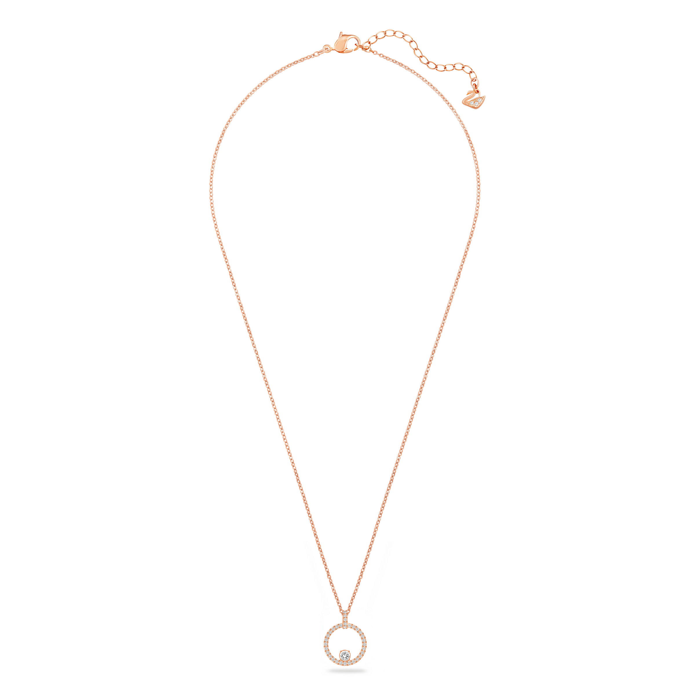 SWAROVSKI CREATIVITY PENDANT, WHITE, ROSE GOLD-TONE PLATED 5202446