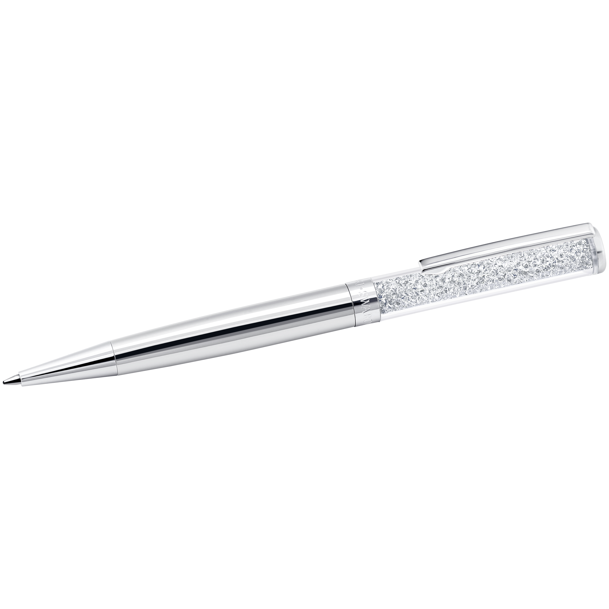 SWAROVSKI CRYSTALLINE BALLPOINT PEN, SILVER TONE, CHROME PLATED 5224384