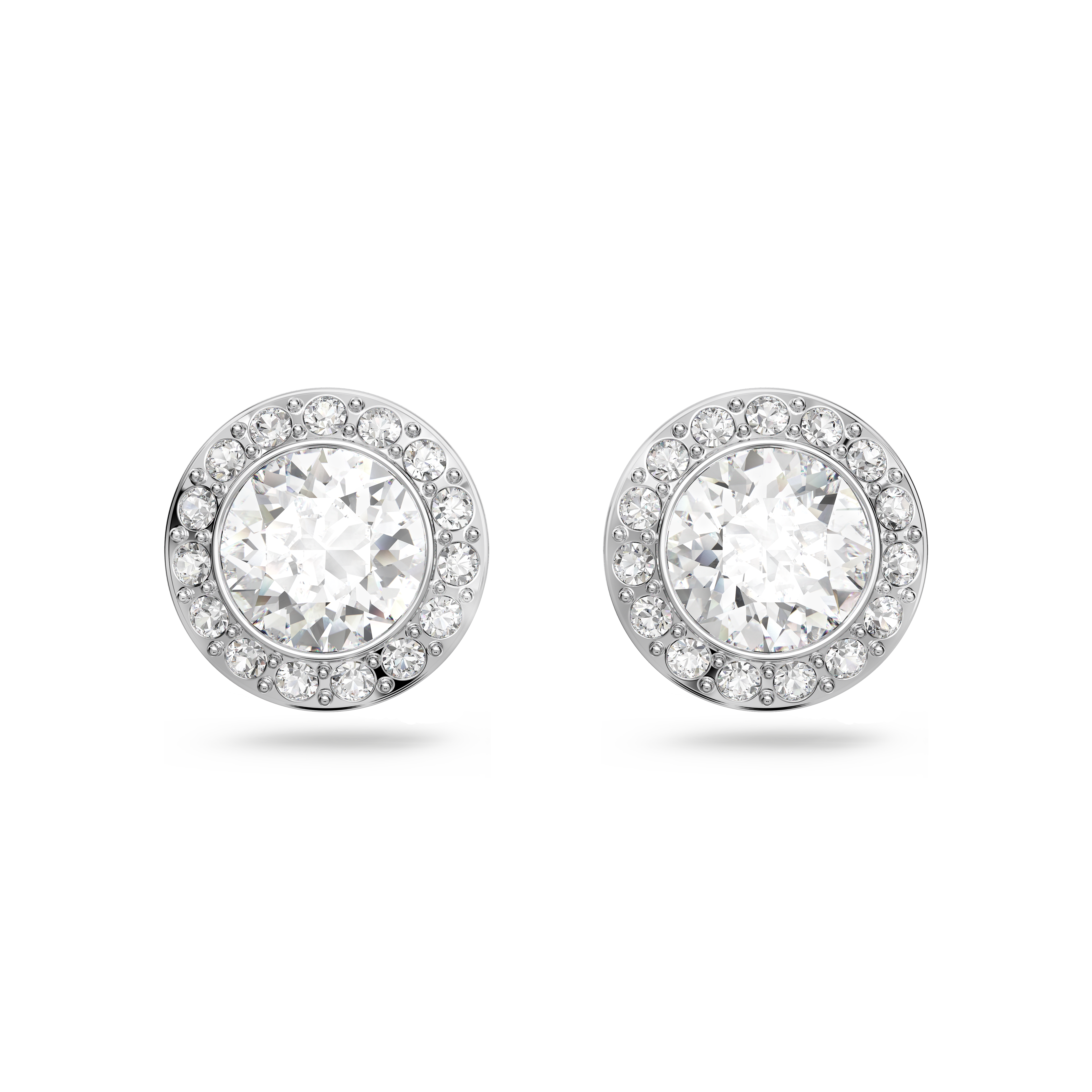 Swarovski Una Angelic set, Set (3), Round cut, White, Rhodium plated 5367853