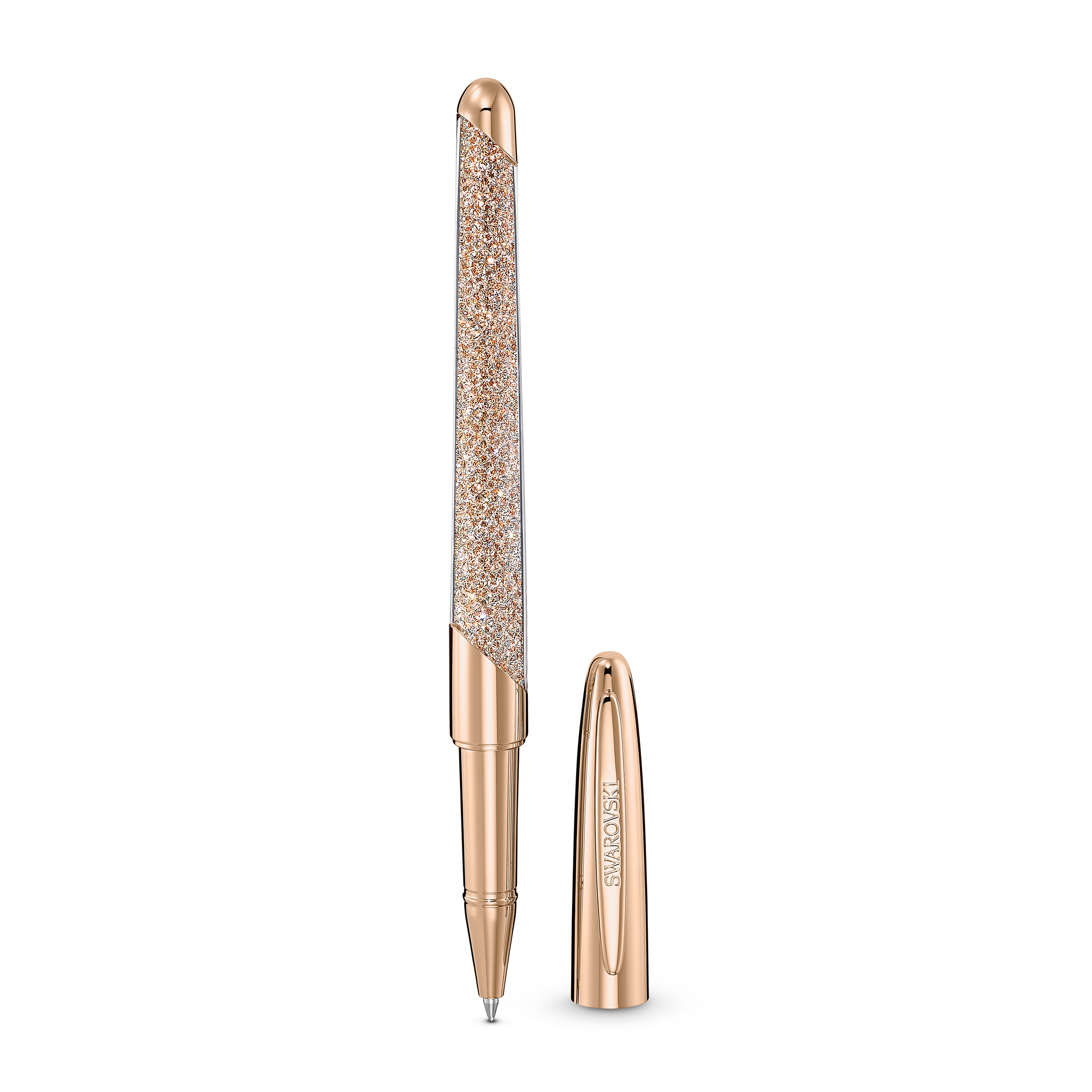 Swarovski Crystalline rollerball pen, Rose gold tone, Rose gold-tone plated 5534325