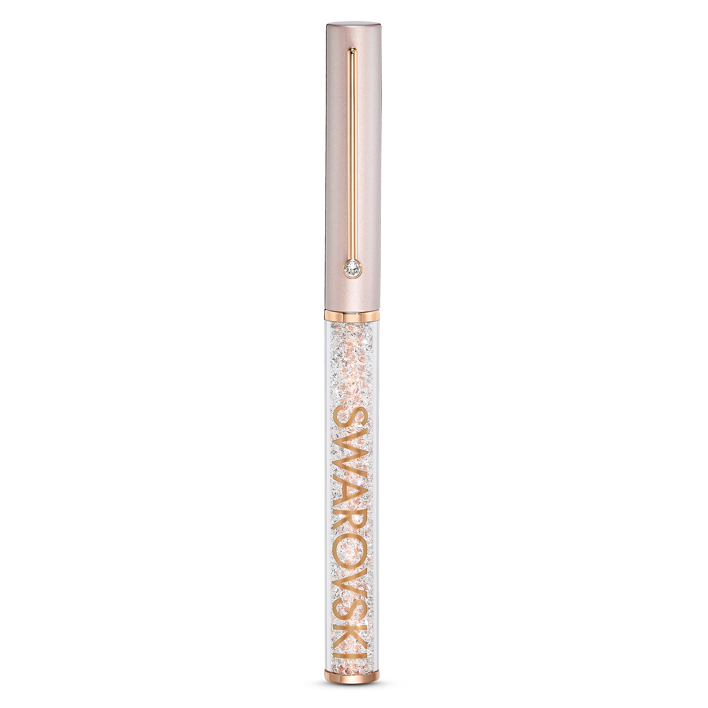 SWAROVSKI CRYSTALLINE GLOSS BALLPOINT PEN, ROSE GOLD TONE, PINK LACQUERED, ROSE GOLD-TONE PLATED 5568759