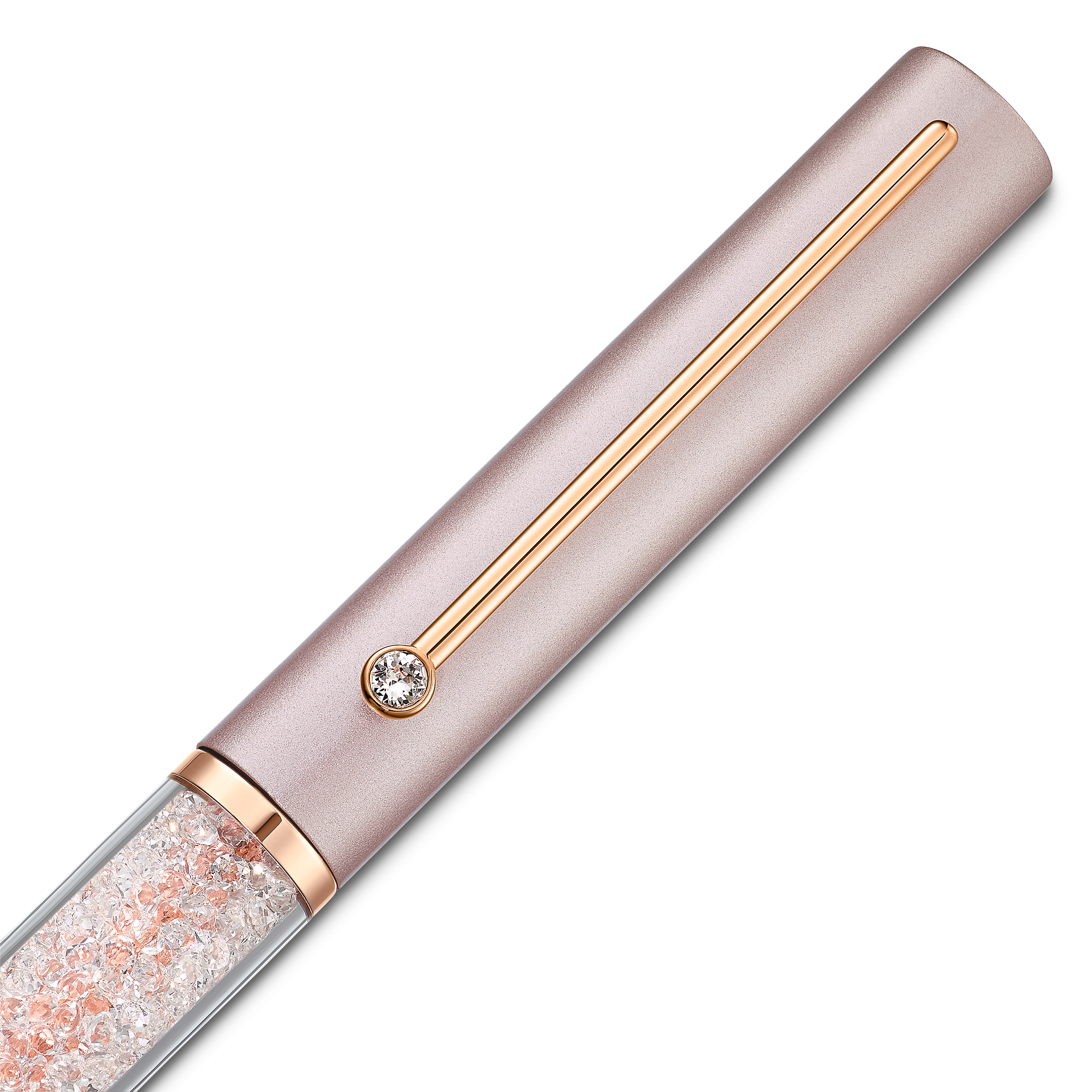 SWAROVSKI CRYSTALLINE GLOSS BALLPOINT PEN, ROSE GOLD TONE, PINK LACQUERED, ROSE GOLD-TONE PLATED 5568759