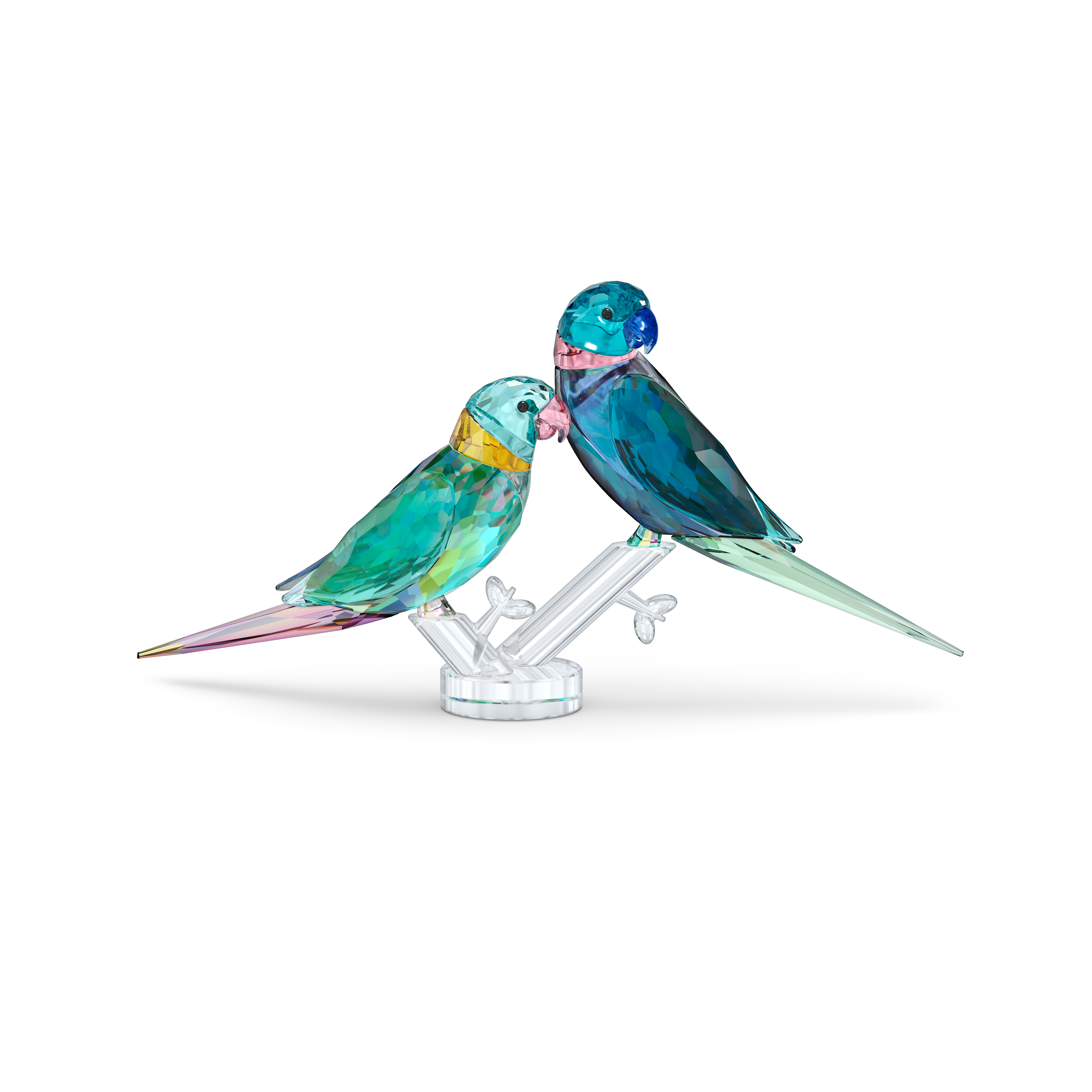 SWAROVSKI JUNGLE BEATS PARAKEET COUPLE FIFE & FIFER 5577124