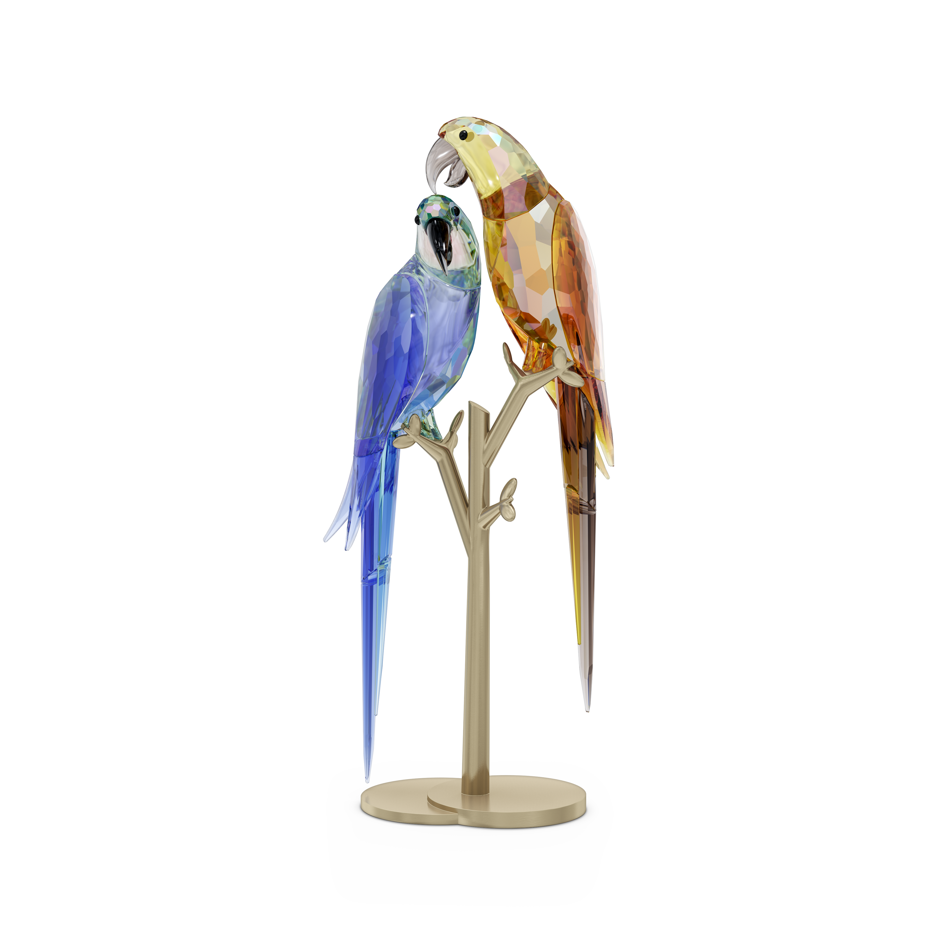 SWAROVSKI JUNGLE BEATS PARROT COUPLE BELL & BRIO 5619218