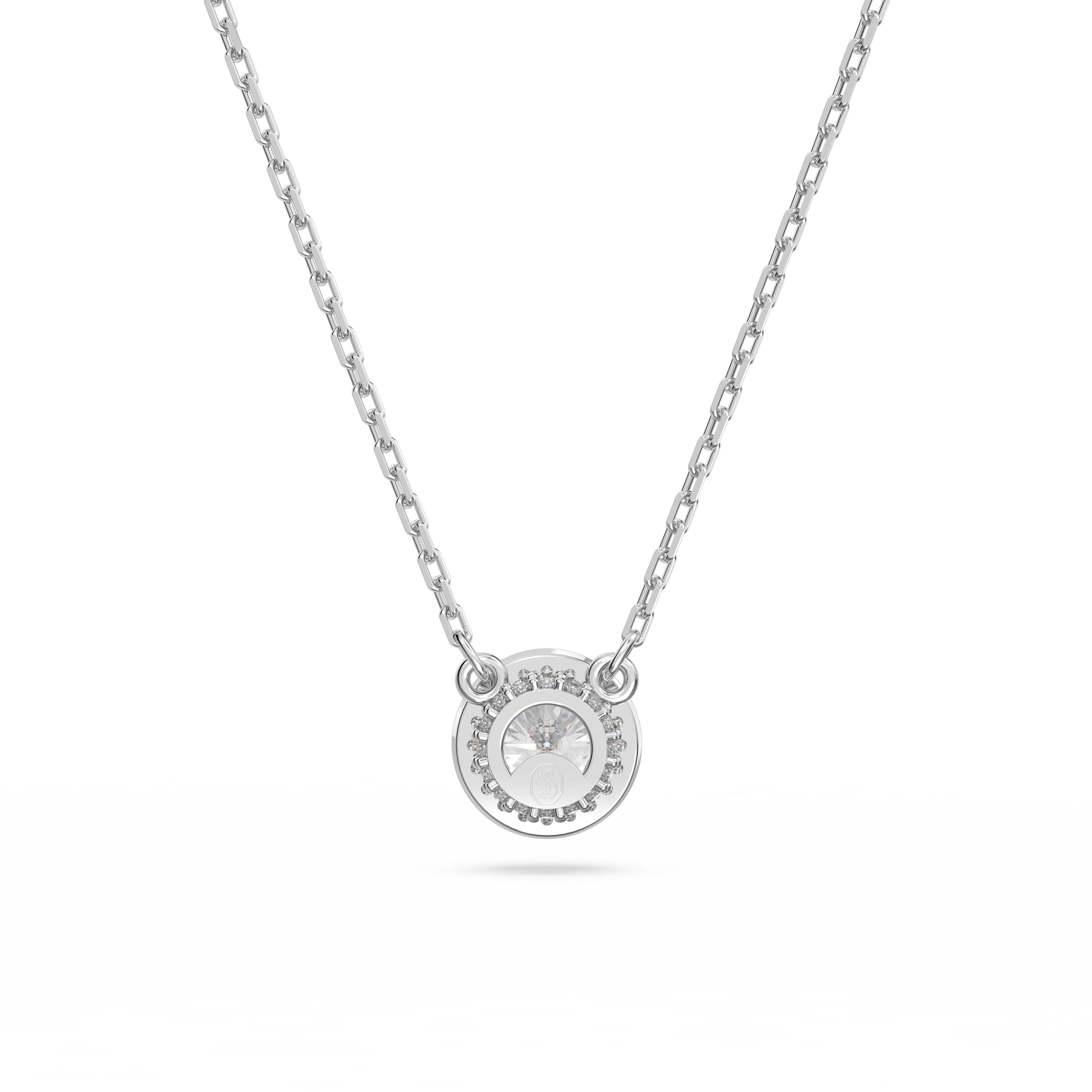 SWAROVSKI CONSTELLA PENDANT, ROUND CUT, PAVÉ, WHITE, RHODIUM PLATED 5636264