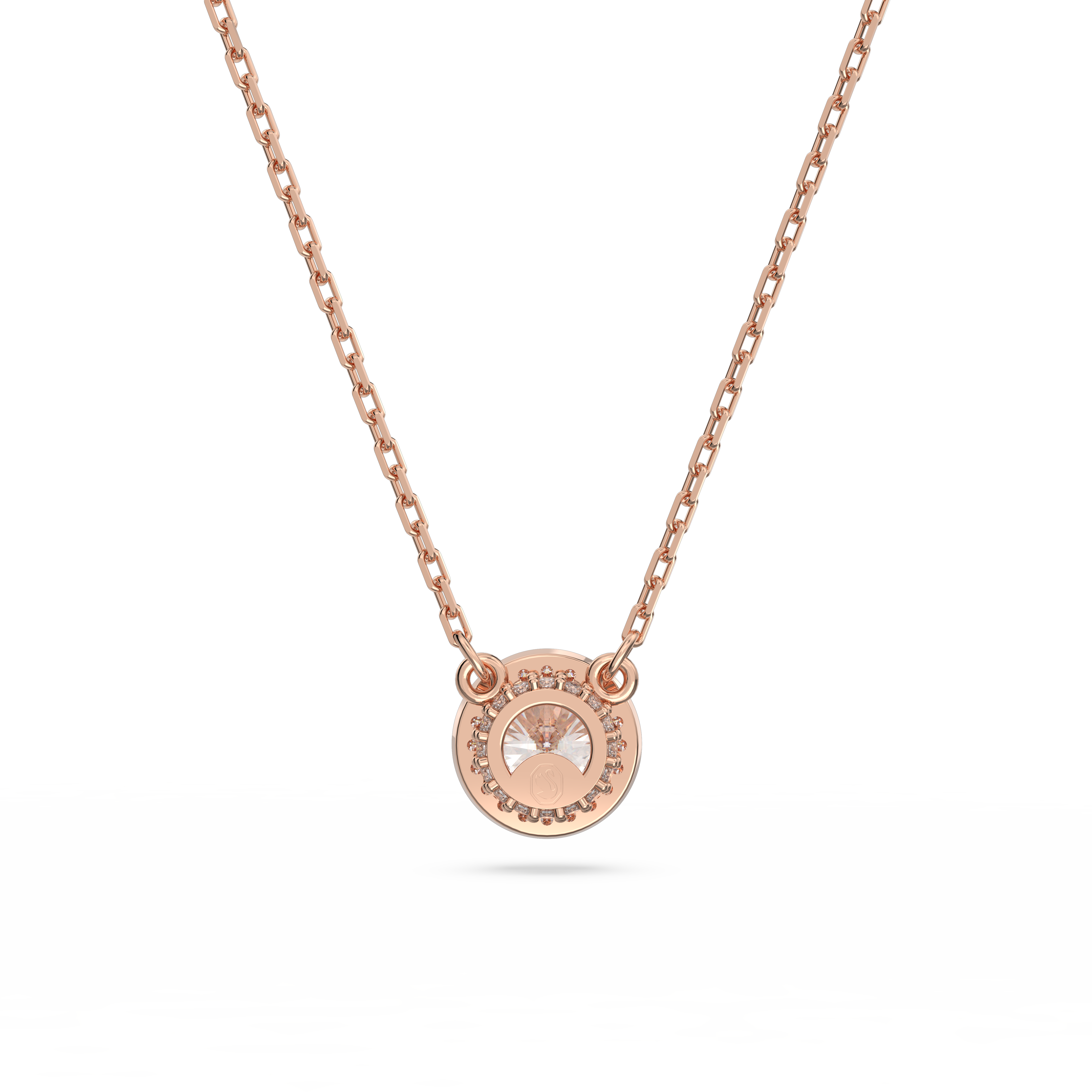 SWAROVSKI CONSTELLA PENDANT, ROUND CUT, PAVÉ, WHITE, ROSE GOLD-TONE PLATED 5636272