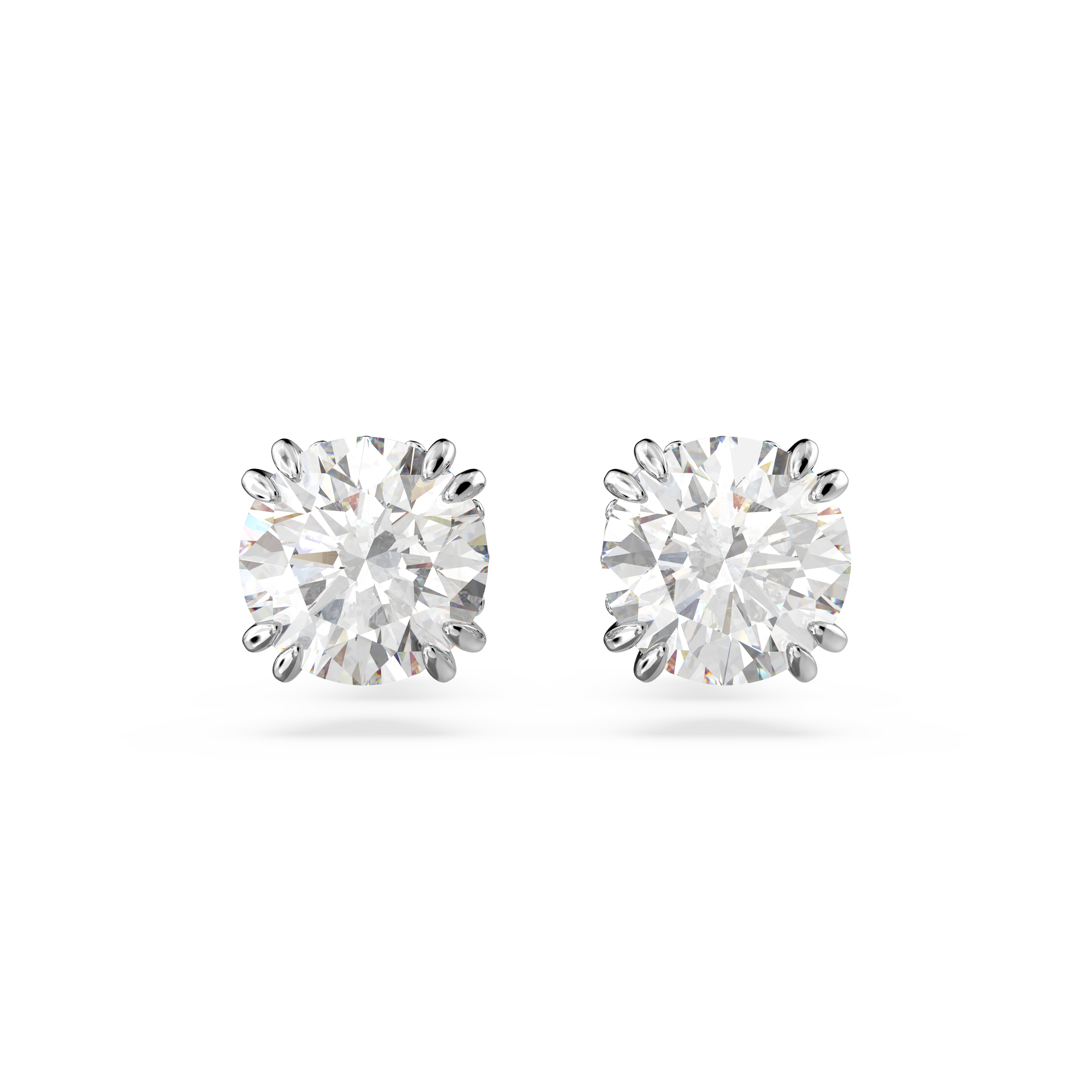 SWAROVSKI CONSTELLA STUD EARRINGS, ROUND CUT, WHITE, RHODIUM PLATED 5636712