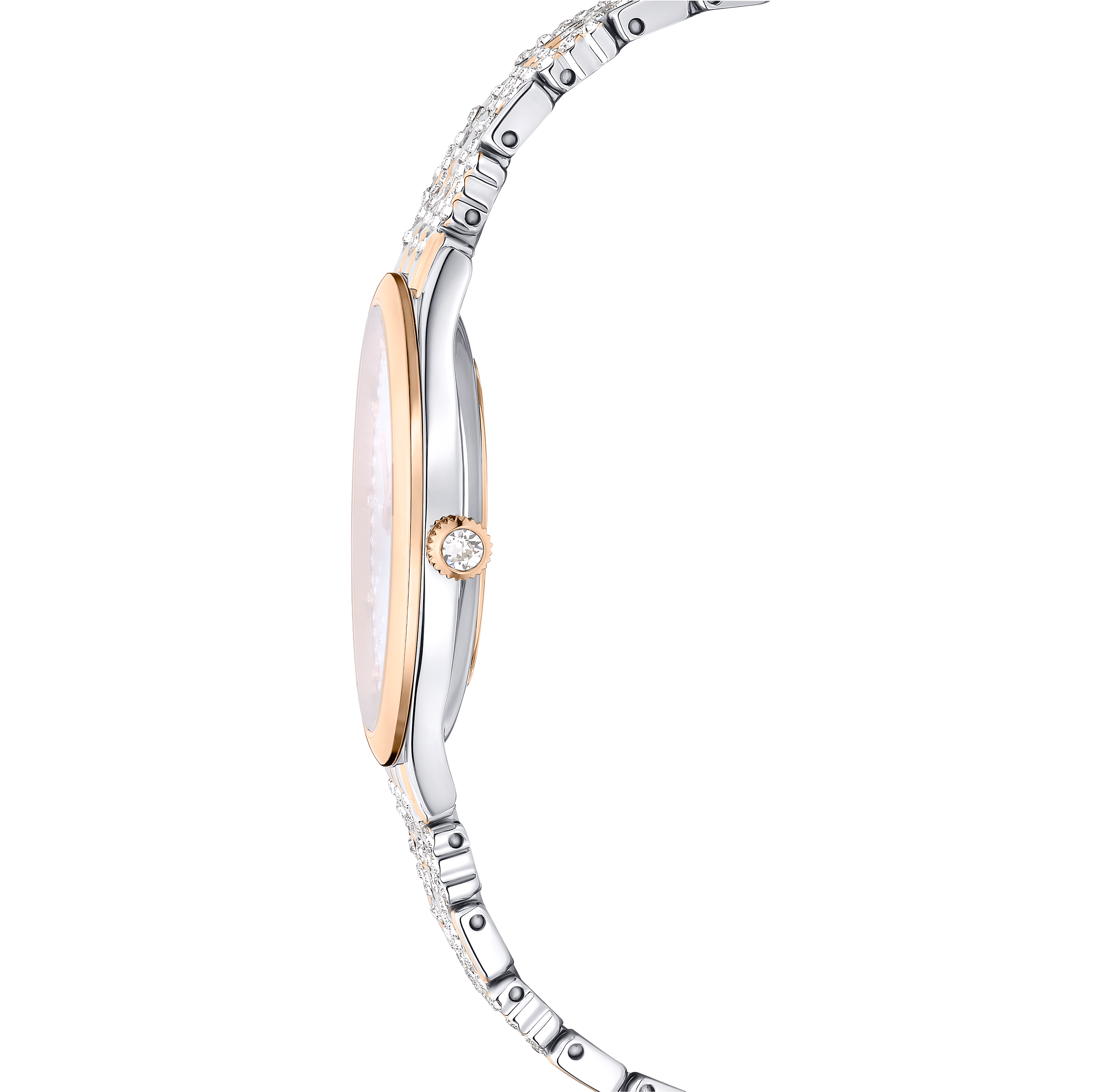 Swarovski Attract watch, Swiss Made, Pavé, Crystal bracelet, Rose gold tone, Mixed metal finish 5649987