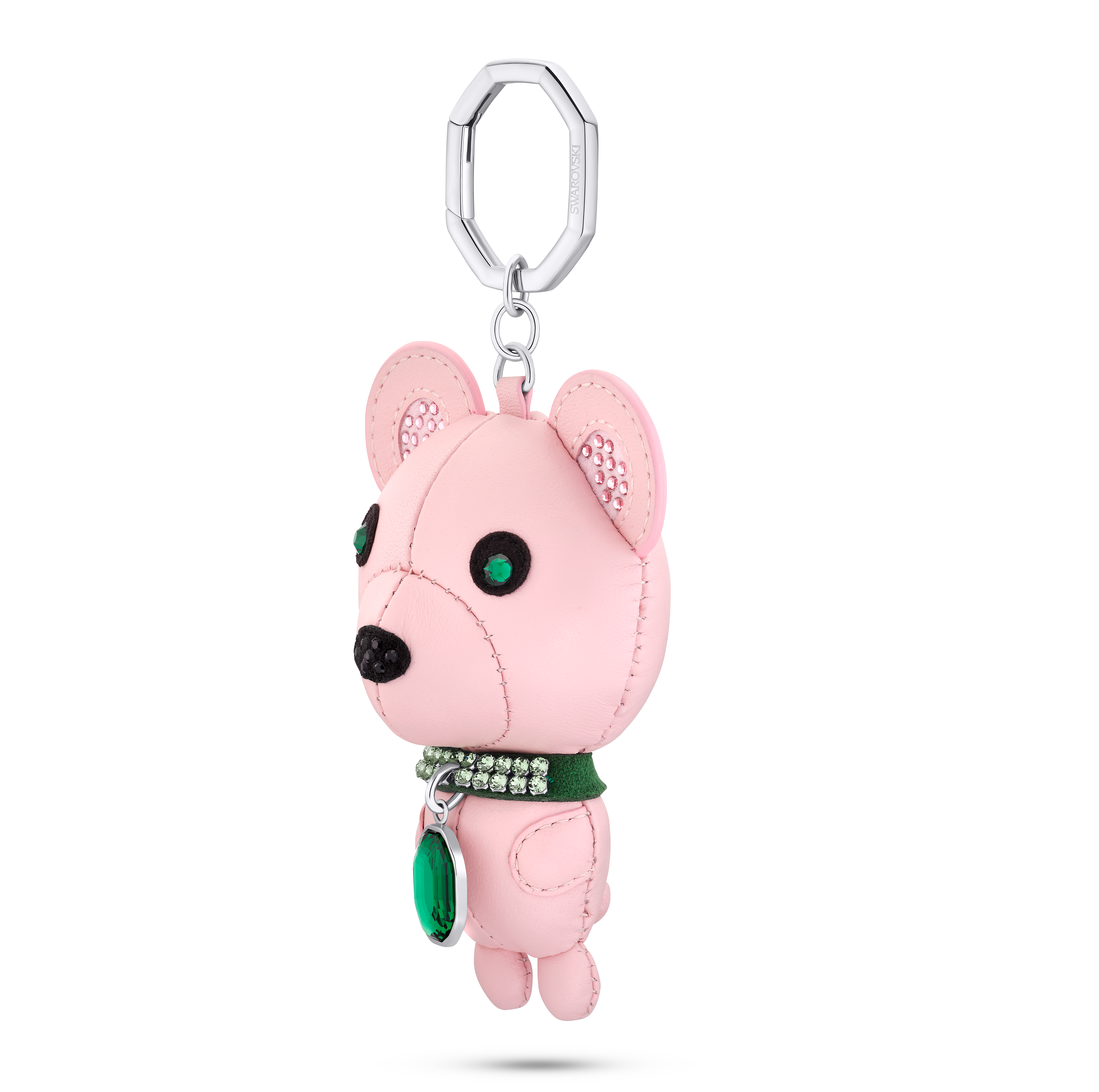Swarovski Icons key ring, Bear, Multicolored, Stainless steel 5650128