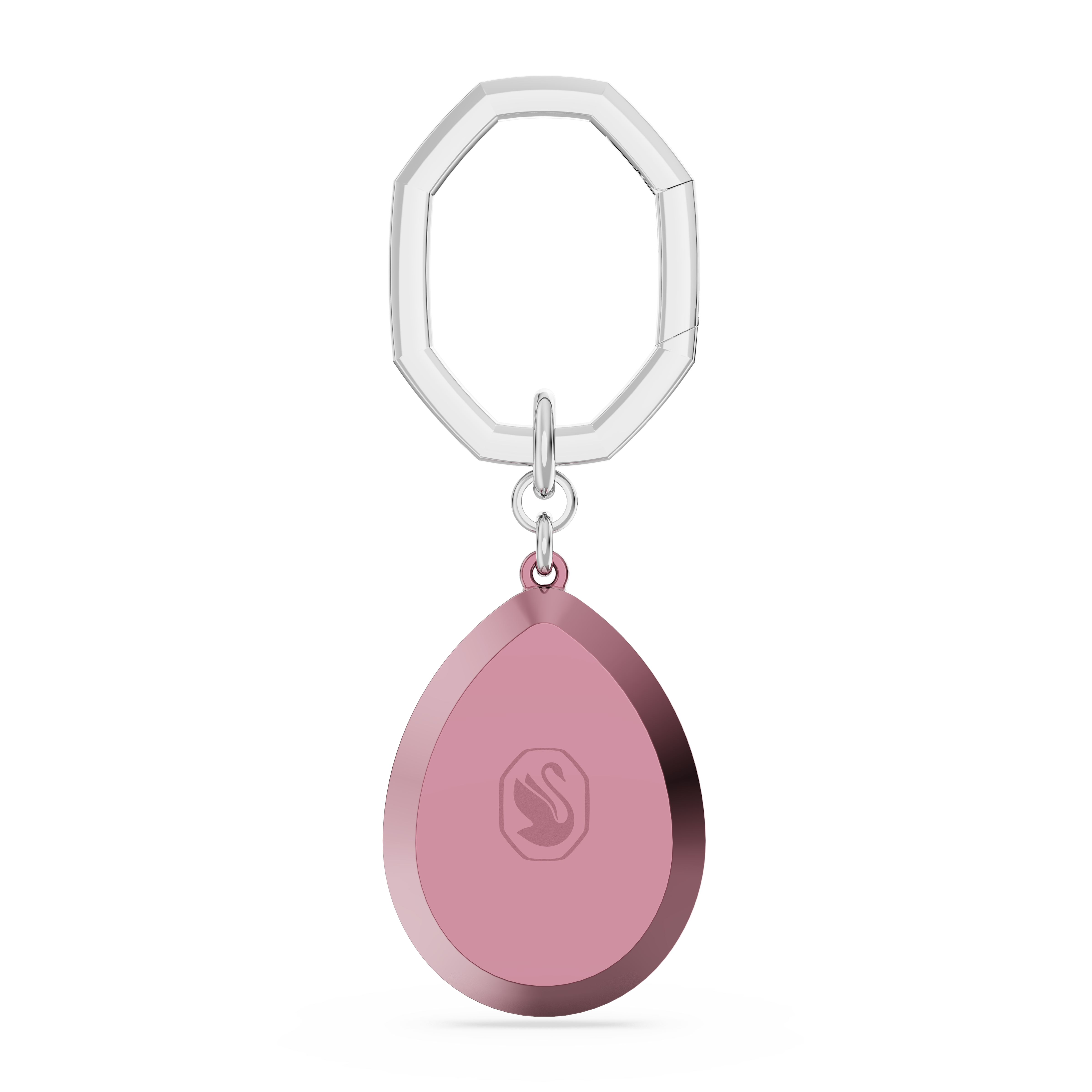 SWAROVSKI KEY RING, PEAR CUT, PINK 5666646