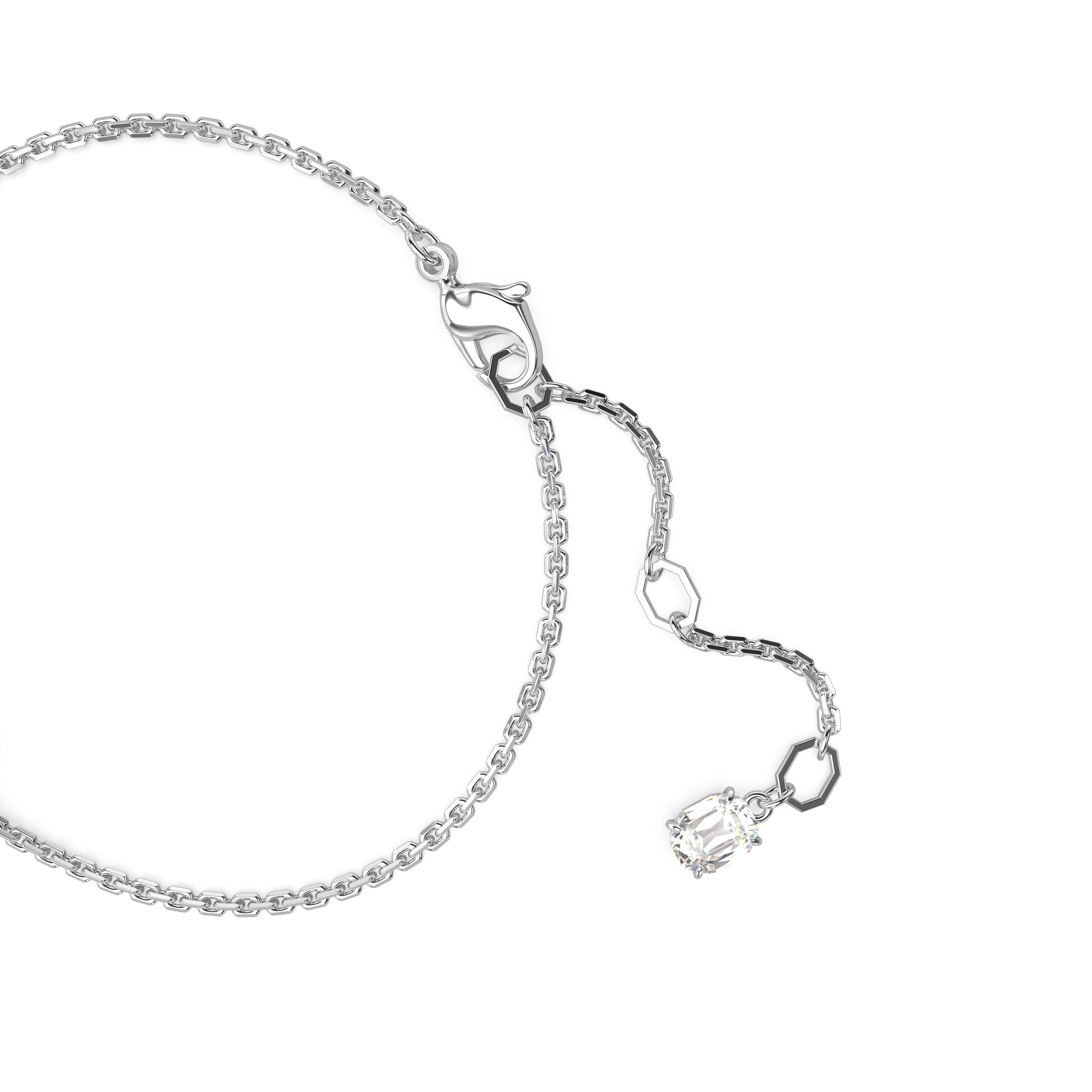 Swarovski Mesmera bracelet, Mixed cuts, Blue, Rhodium plated 5668359