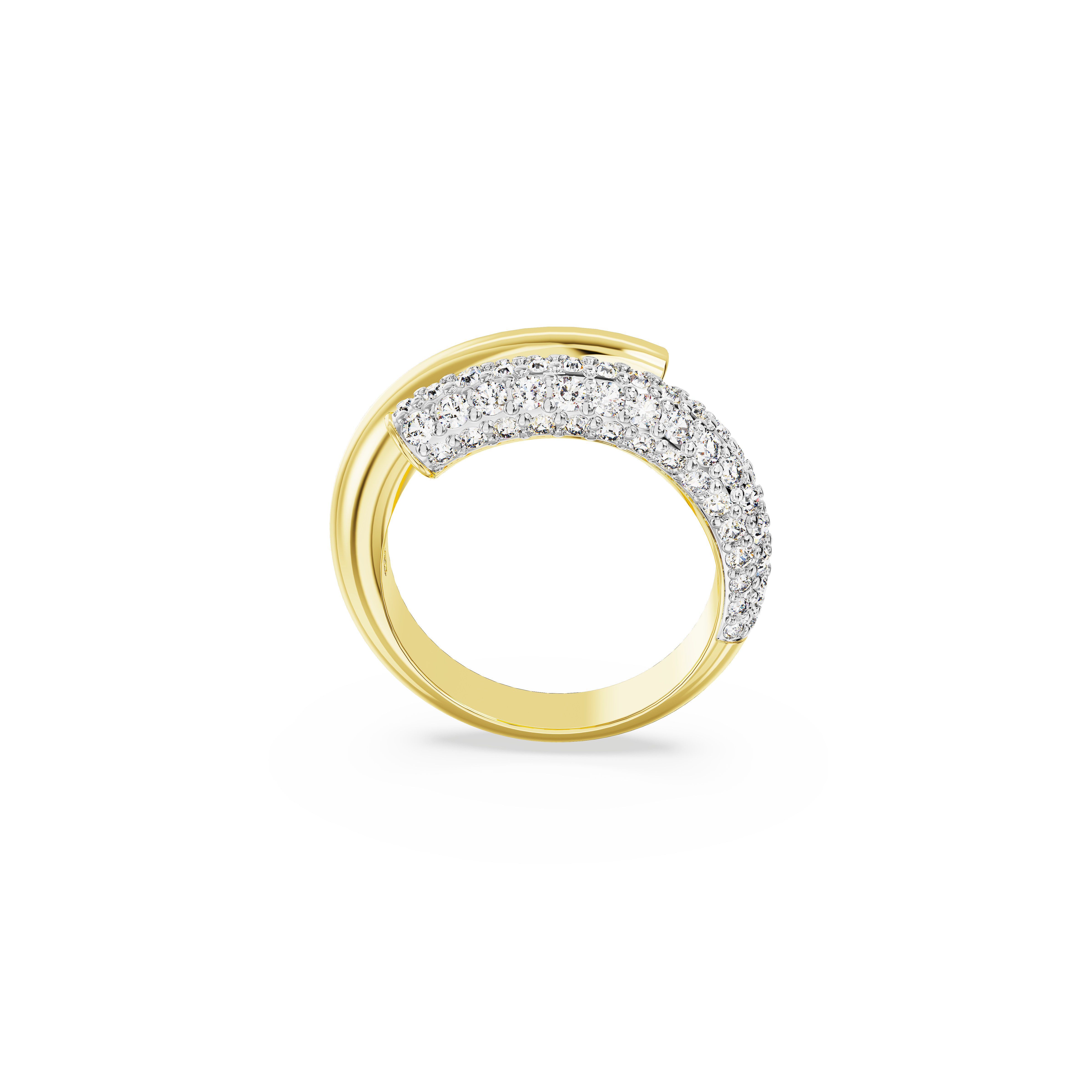 Swarovski Dextera ring, White, Gold-tone plated 5668814