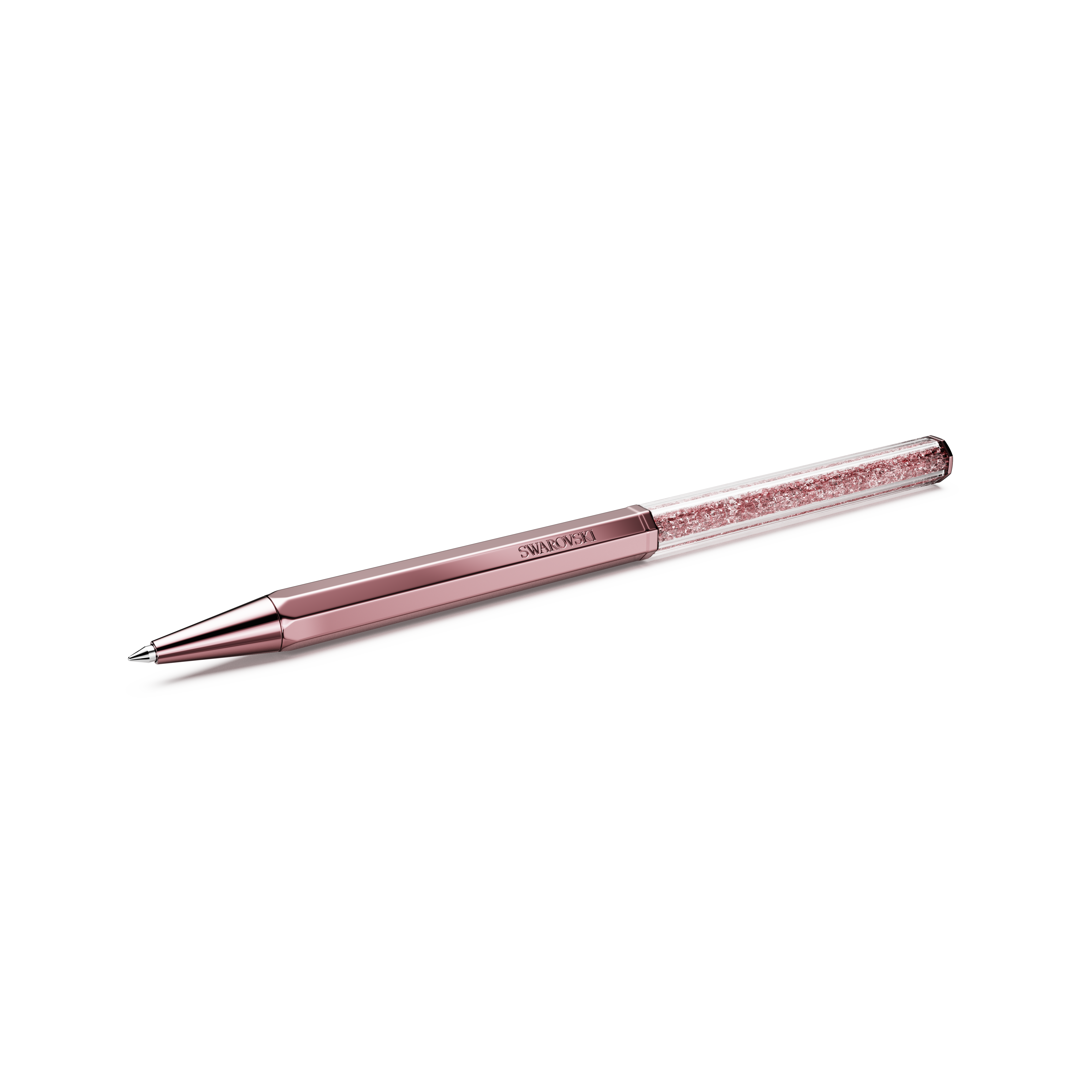 Swarovski Crystalline ballpoint pen, Octagon shape, Pink, Pink lacquered 5669937