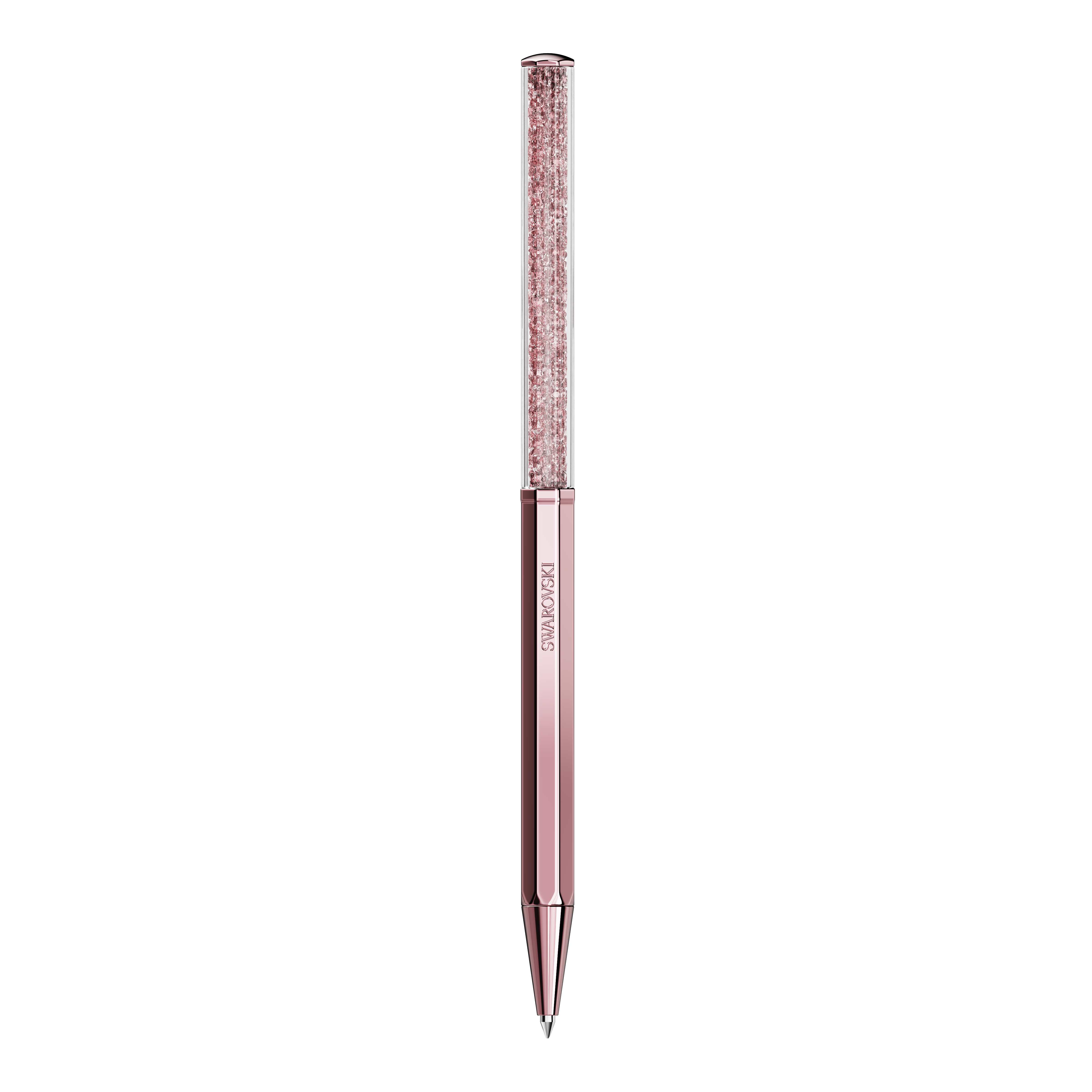 Swarovski Crystalline ballpoint pen, Octagon shape, Pink, Pink lacquered 5669937