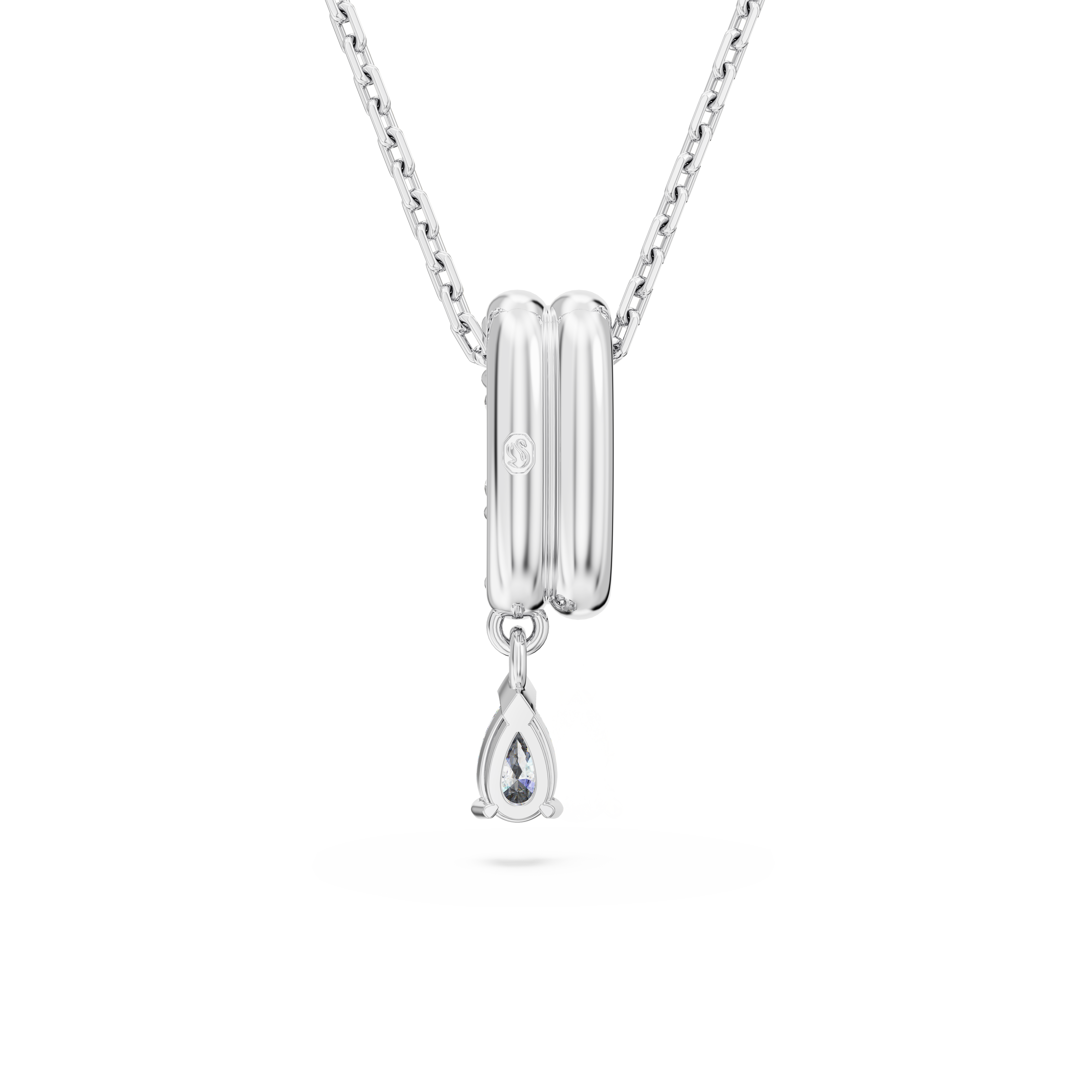 SWAROVSKI DEXTERA PENDANT, MIXED CUTS, WHITE, RHODIUM PLATED 5671819