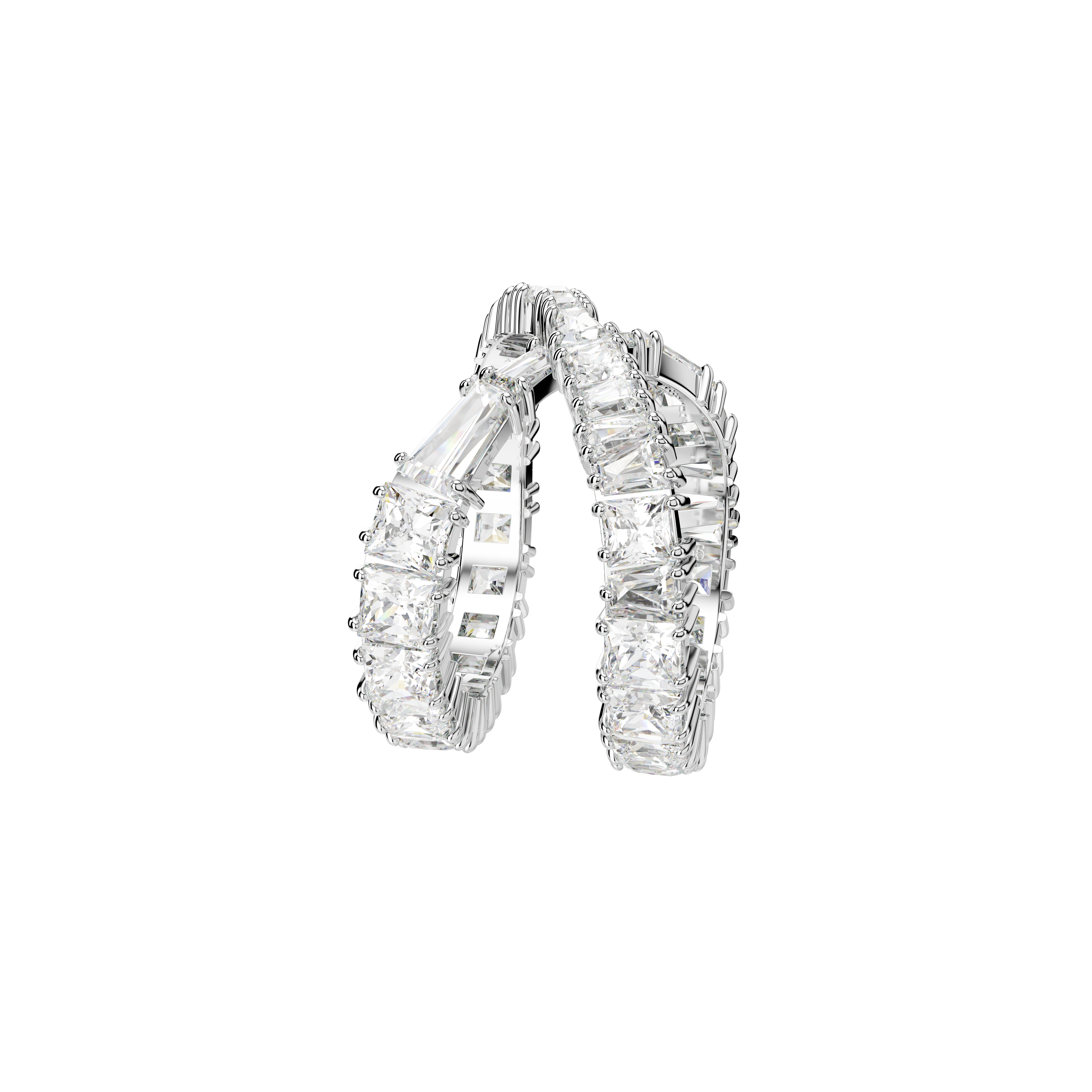 Swarovski Hyperbola ring, Infinity, White, Silver-tone finish 5677632