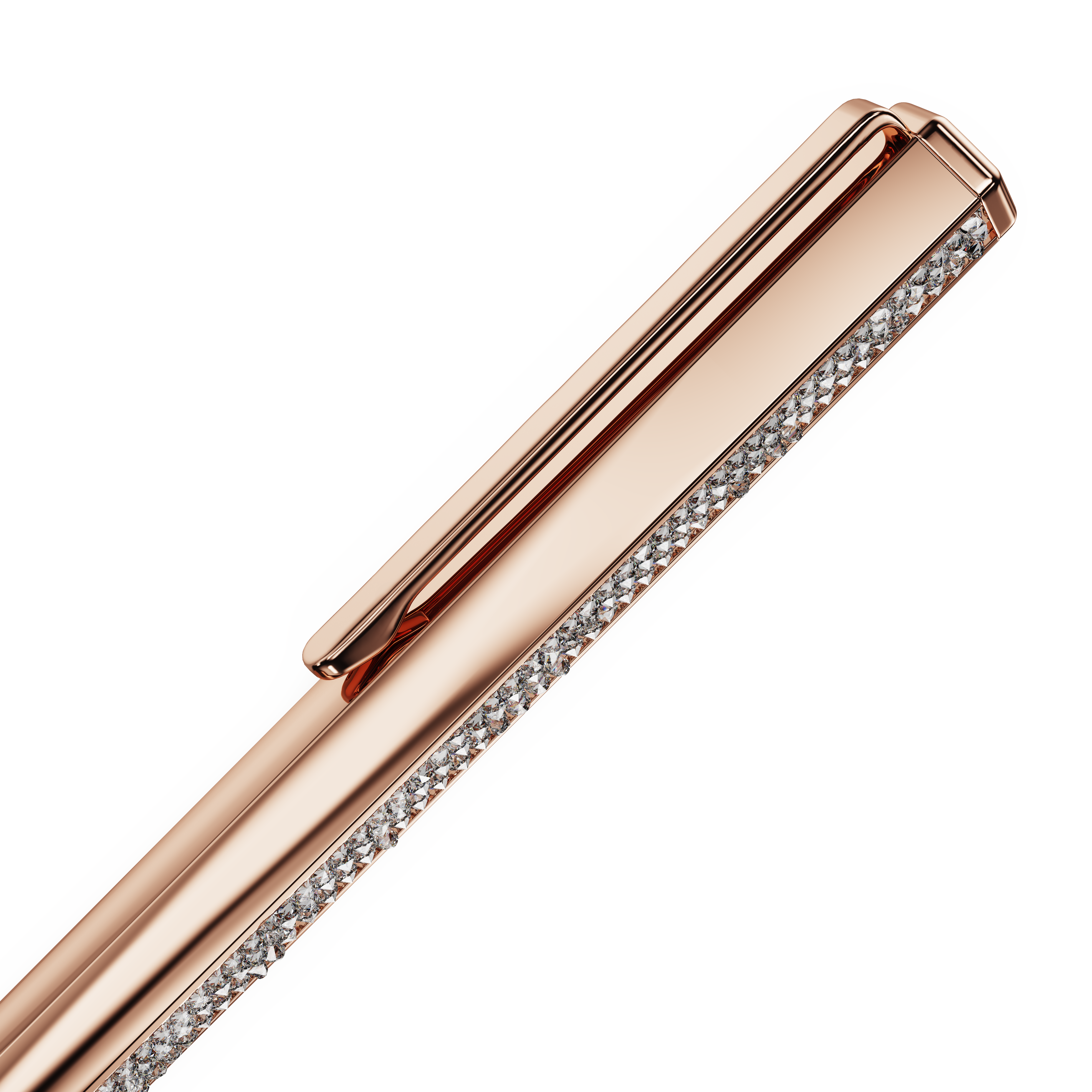 Swarovski Shimmer ballpoint pen, Rose gold tone, Rose gold-tone finish 5678182