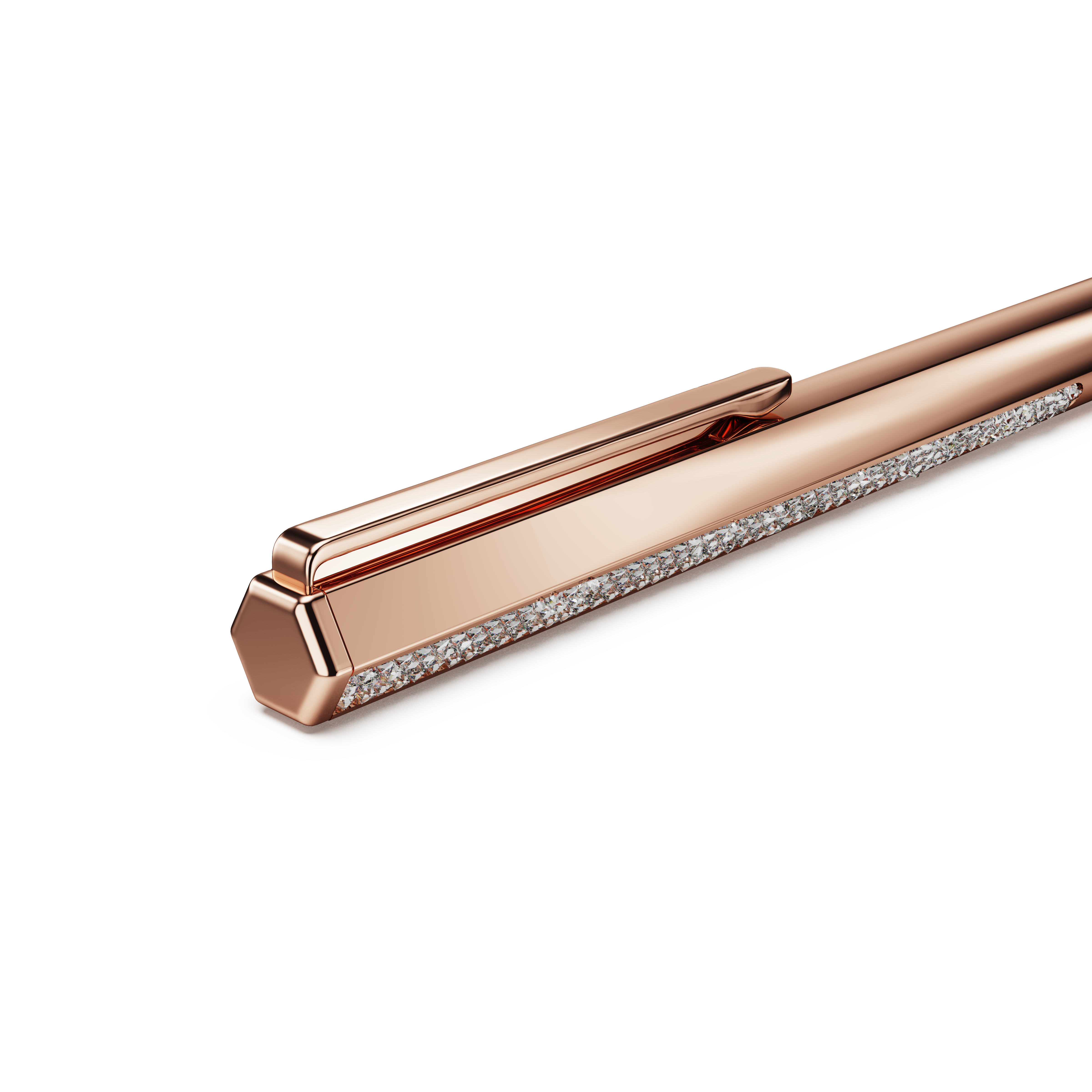 Swarovski Shimmer ballpoint pen, Rose gold tone, Rose gold-tone finish 5678182